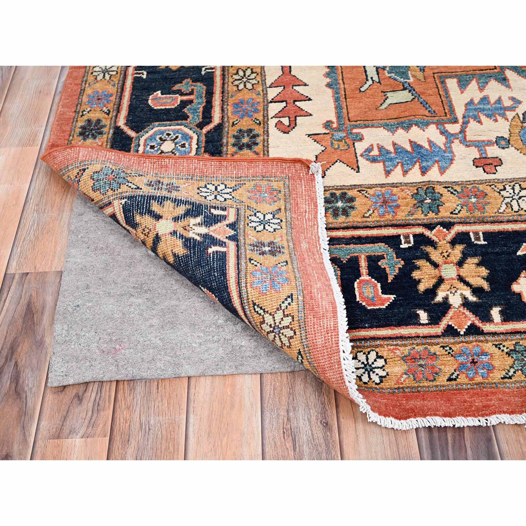 Heriz-Hand-Knotted-Rug-427270