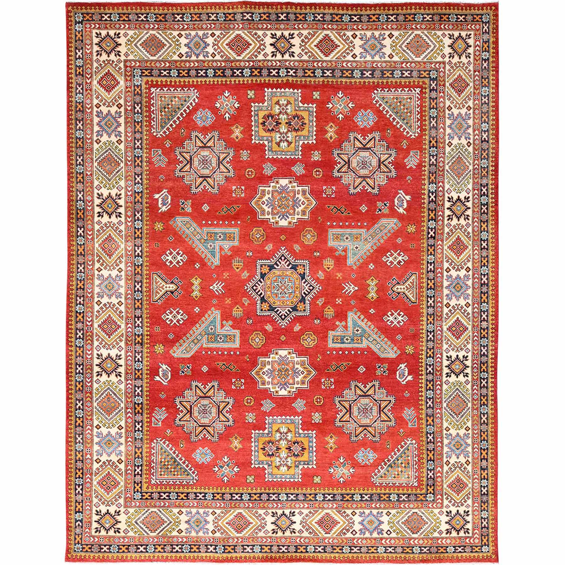 Kazak-Hand-Knotted-Rug-427065