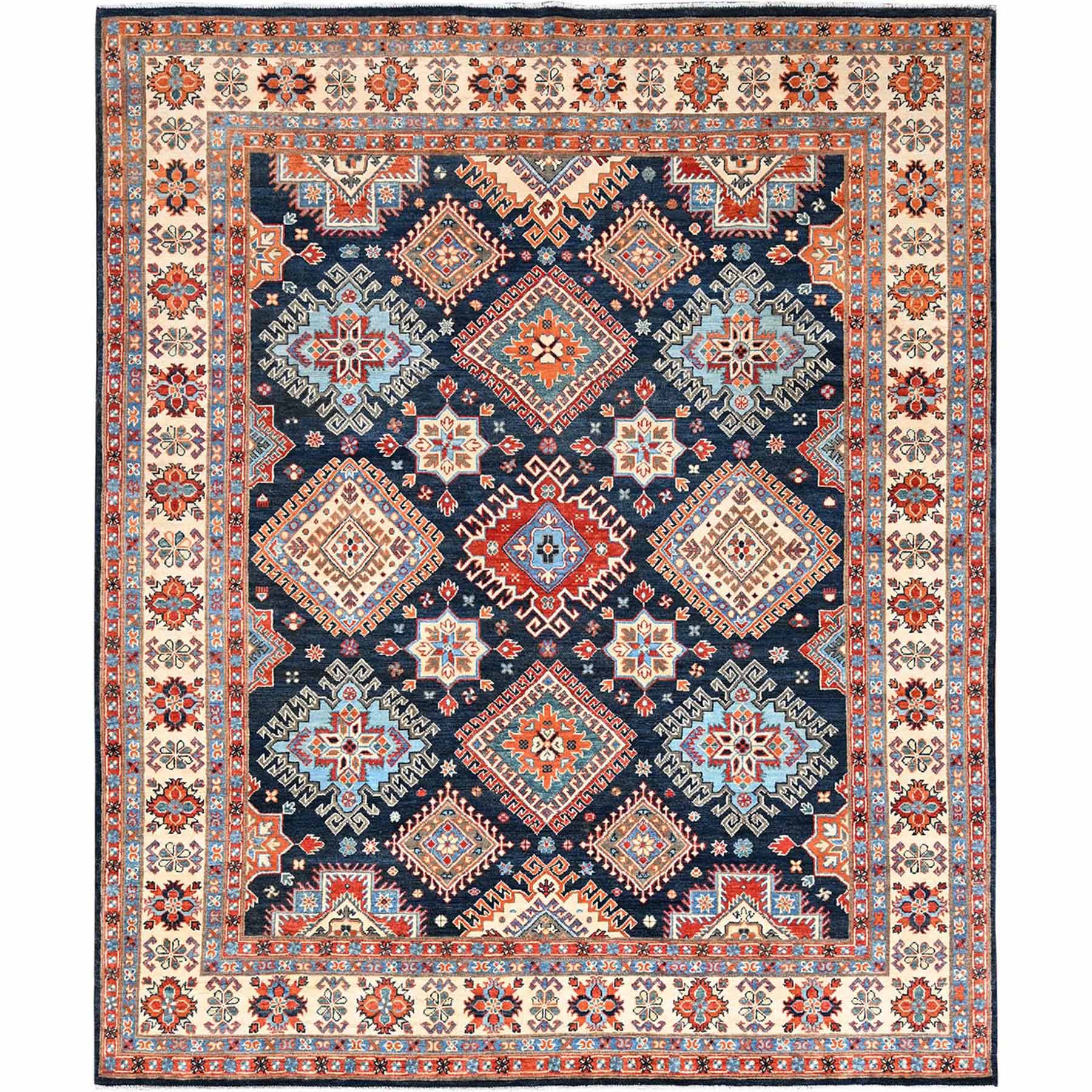 Kazak-Hand-Knotted-Rug-427070