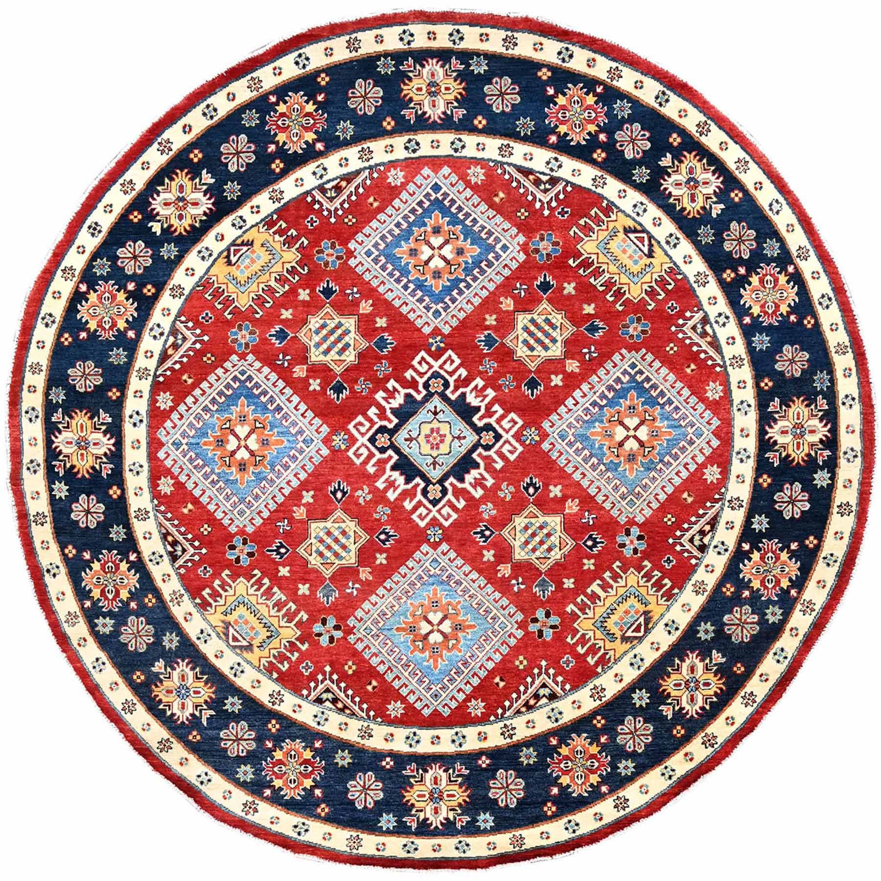Kazak-Hand-Knotted-Rug-427085