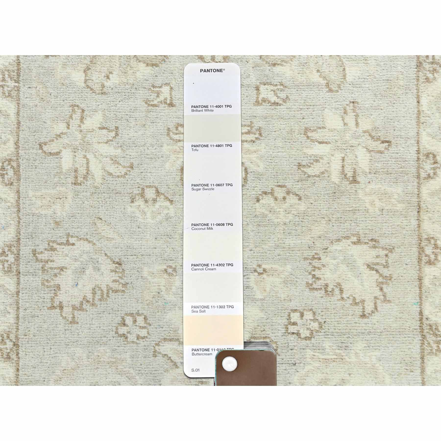 Oushak-And-Peshawar-Hand-Knotted-Rug-426065