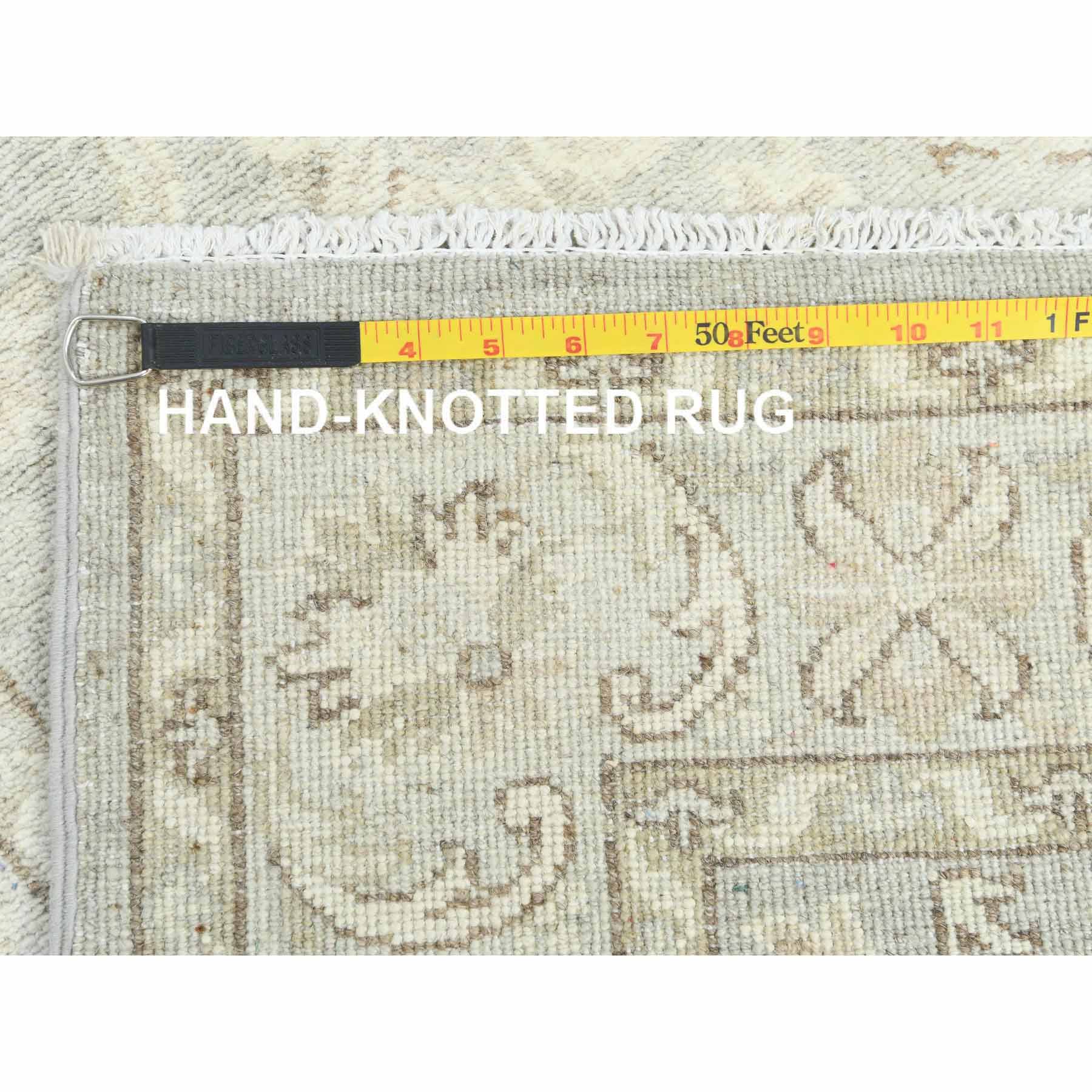 Oushak-And-Peshawar-Hand-Knotted-Rug-426065