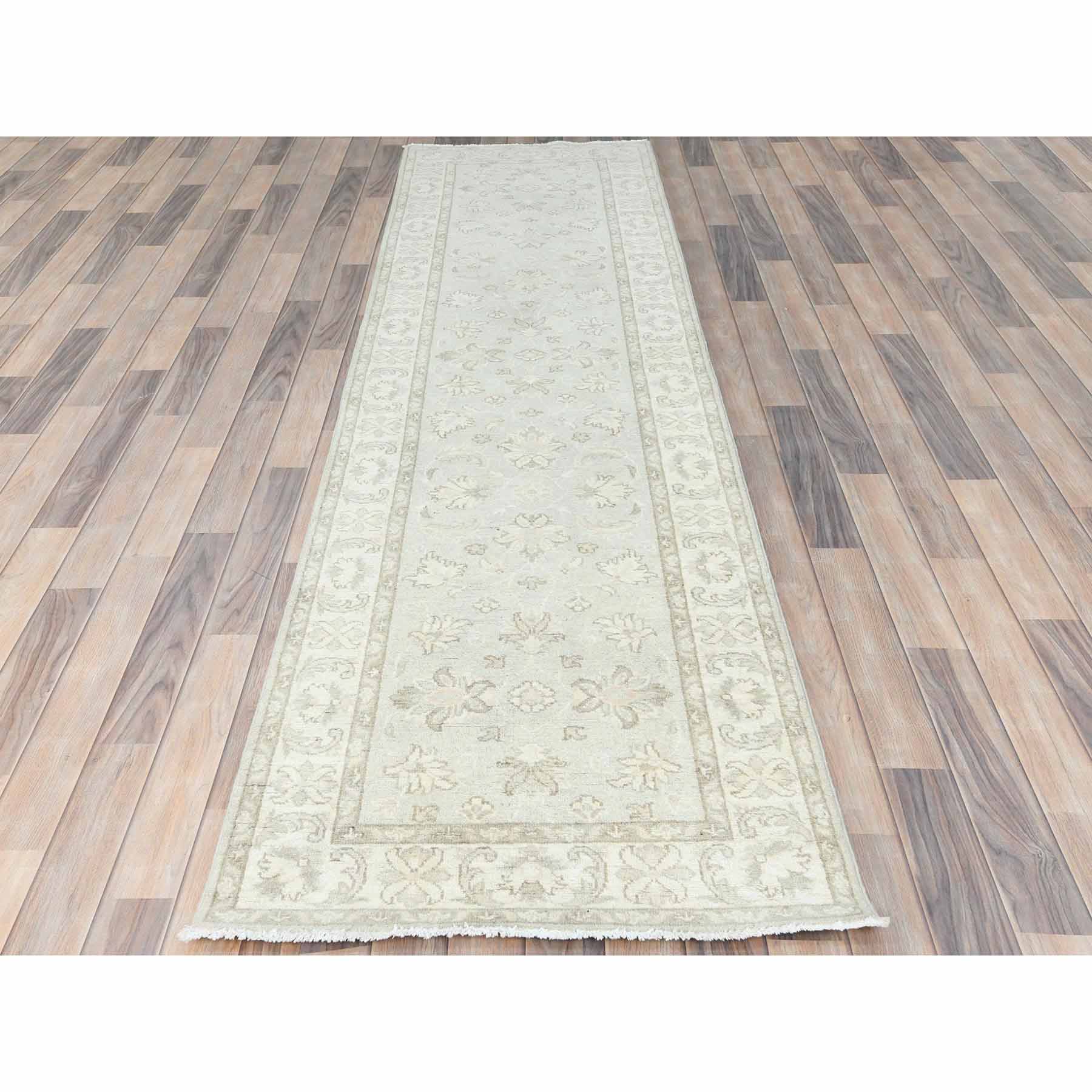Oushak-And-Peshawar-Hand-Knotted-Rug-426075