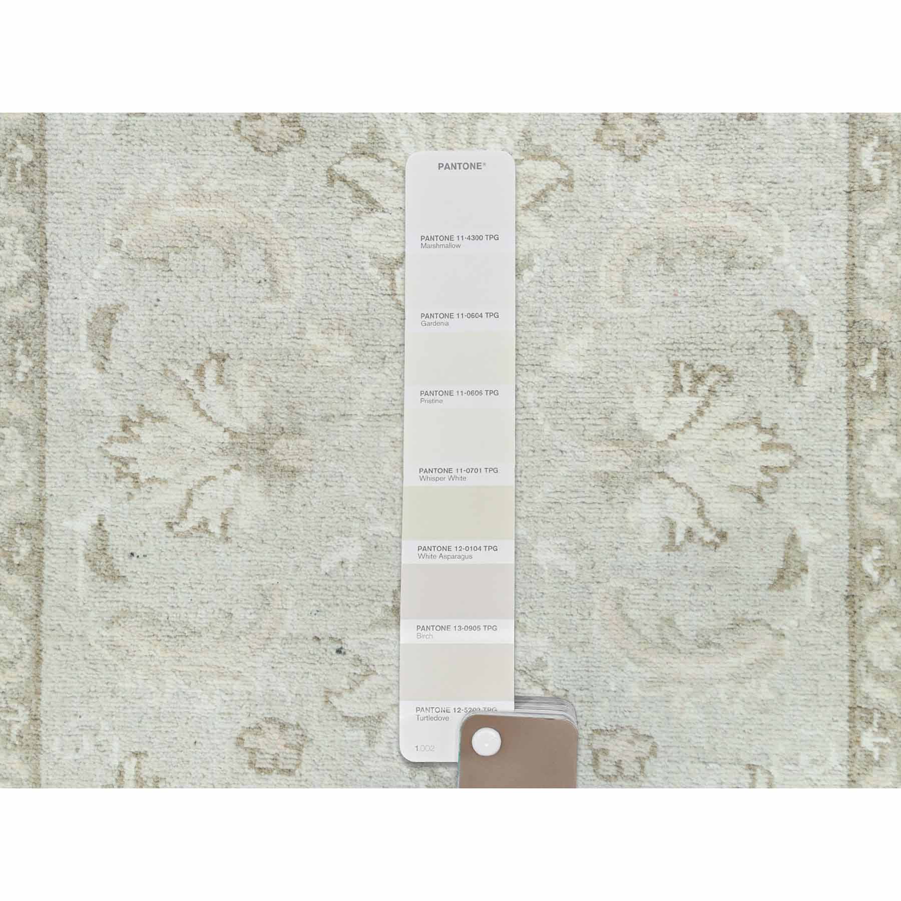 Oushak-And-Peshawar-Hand-Knotted-Rug-426075