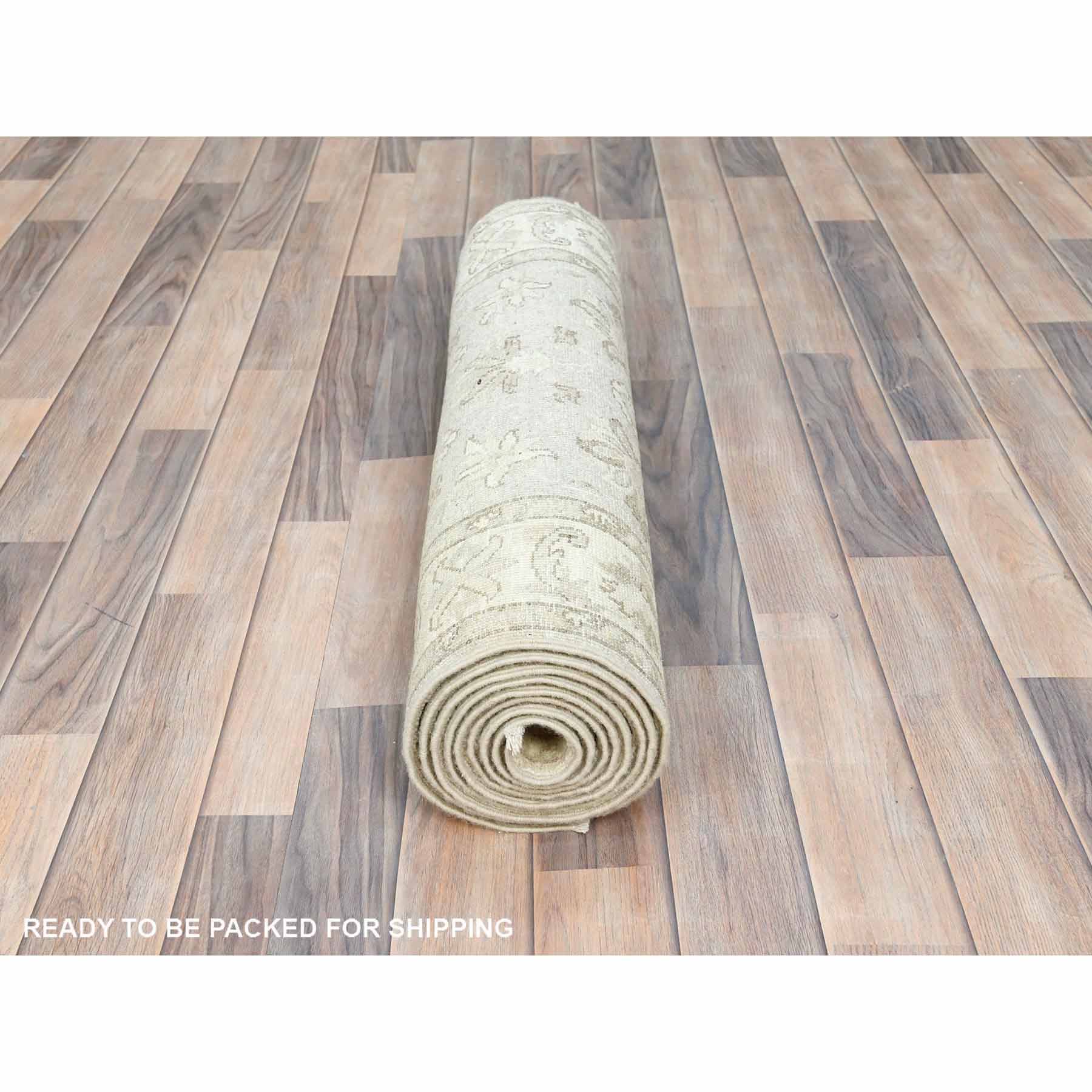 Oushak-And-Peshawar-Hand-Knotted-Rug-426075