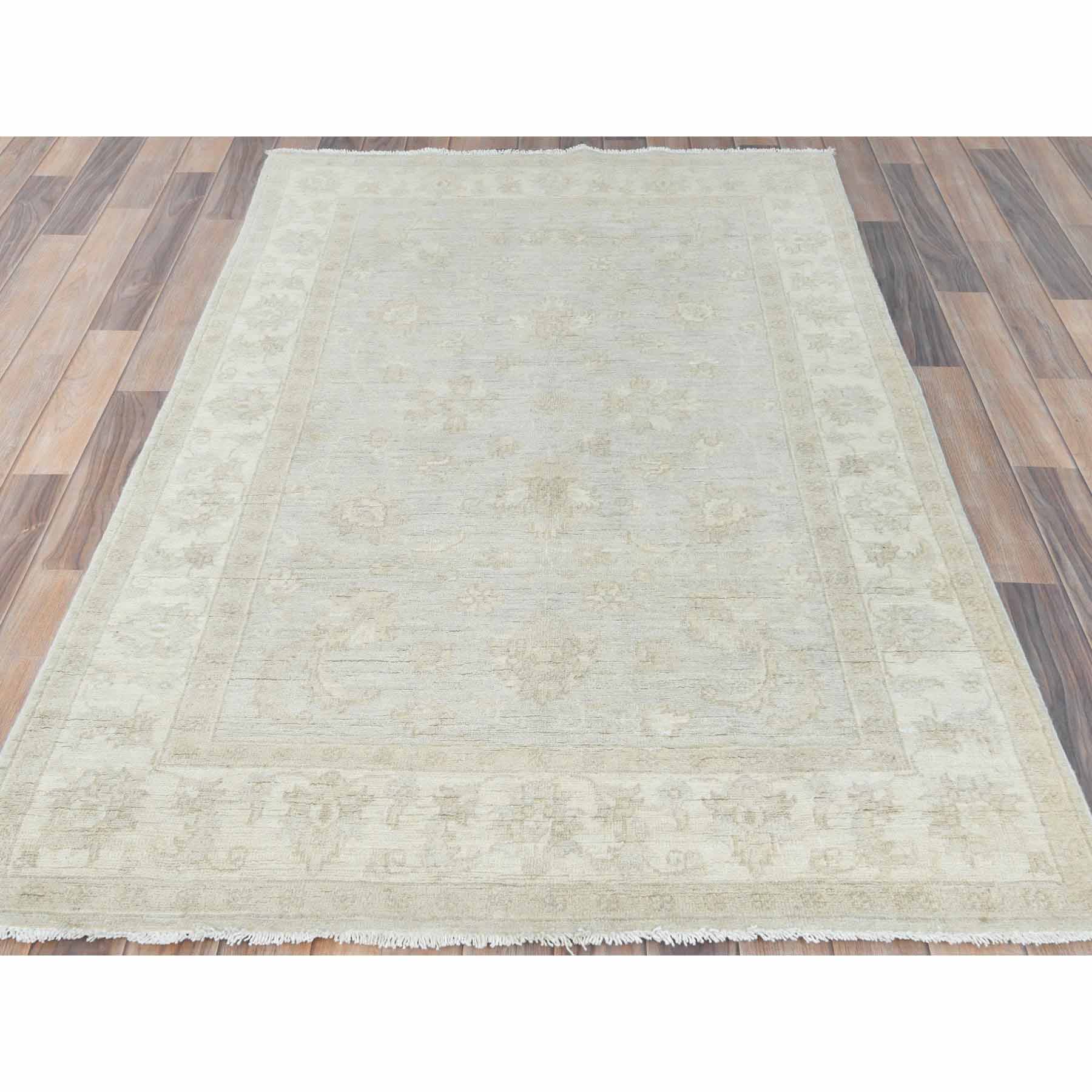 Oushak-And-Peshawar-Hand-Knotted-Rug-426080