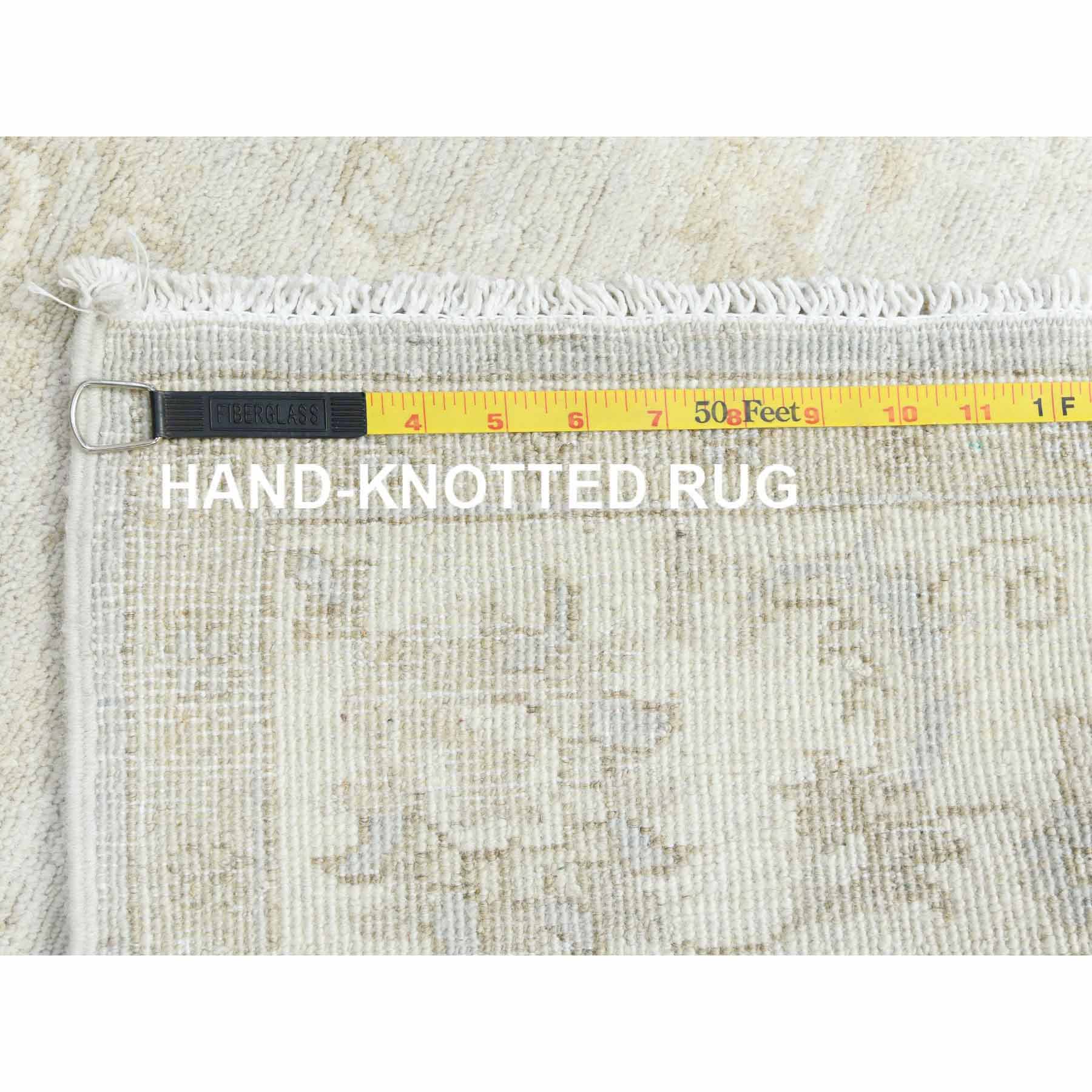 Oushak-And-Peshawar-Hand-Knotted-Rug-426080
