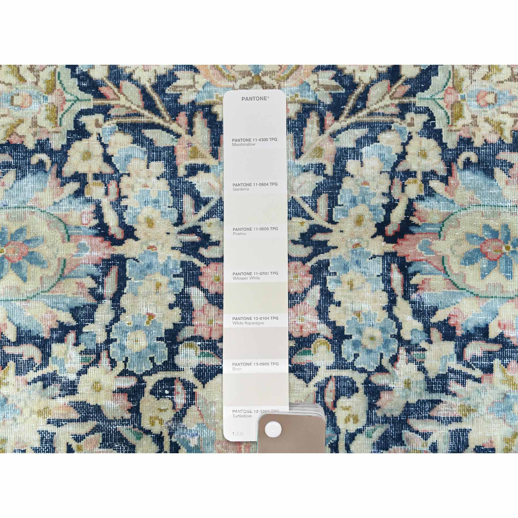 Overdyed-Vintage-Hand-Knotted-Rug-426360