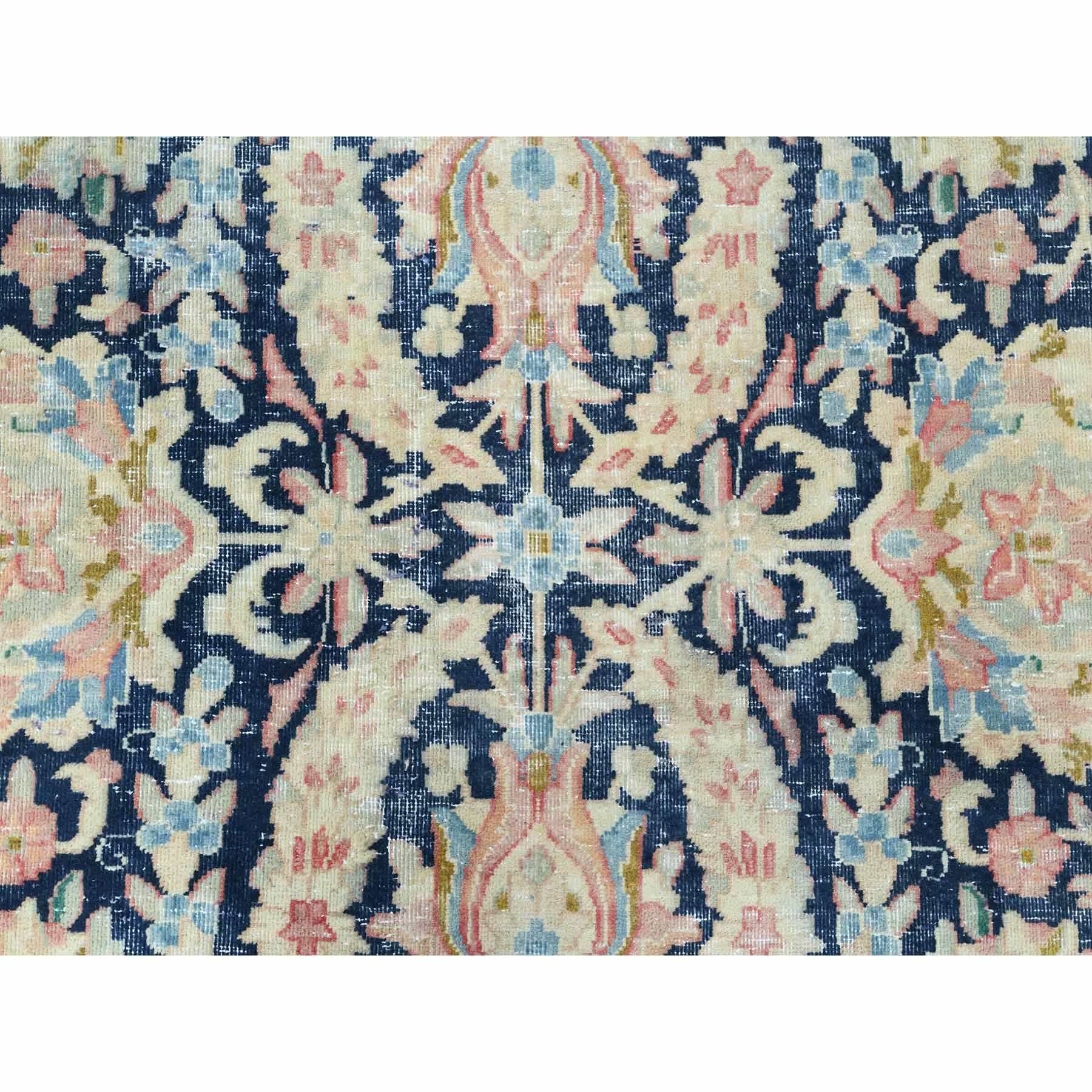 Overdyed-Vintage-Hand-Knotted-Rug-426360