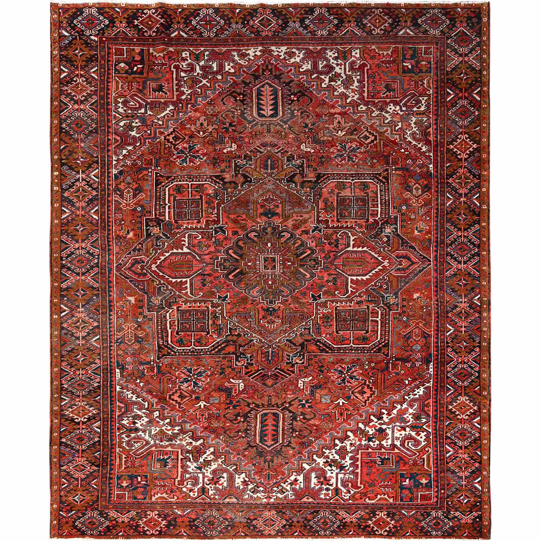 Heriz-Hand-Knotted-Rug-426920