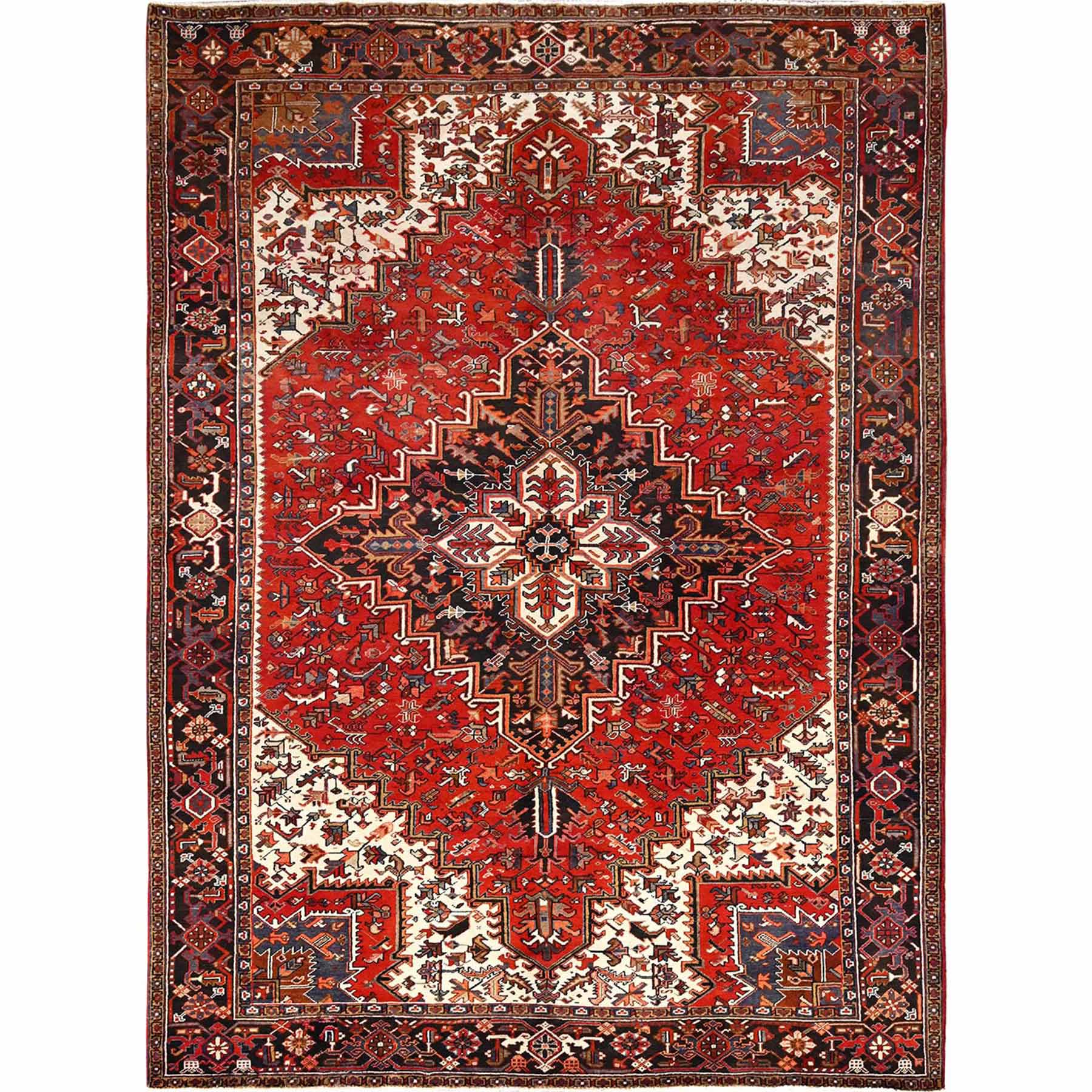 Heriz-Hand-Knotted-Rug-426925