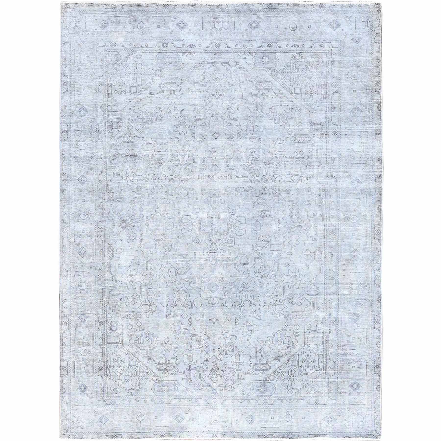 Overdyed-Vintage-Hand-Knotted-Rug-426980