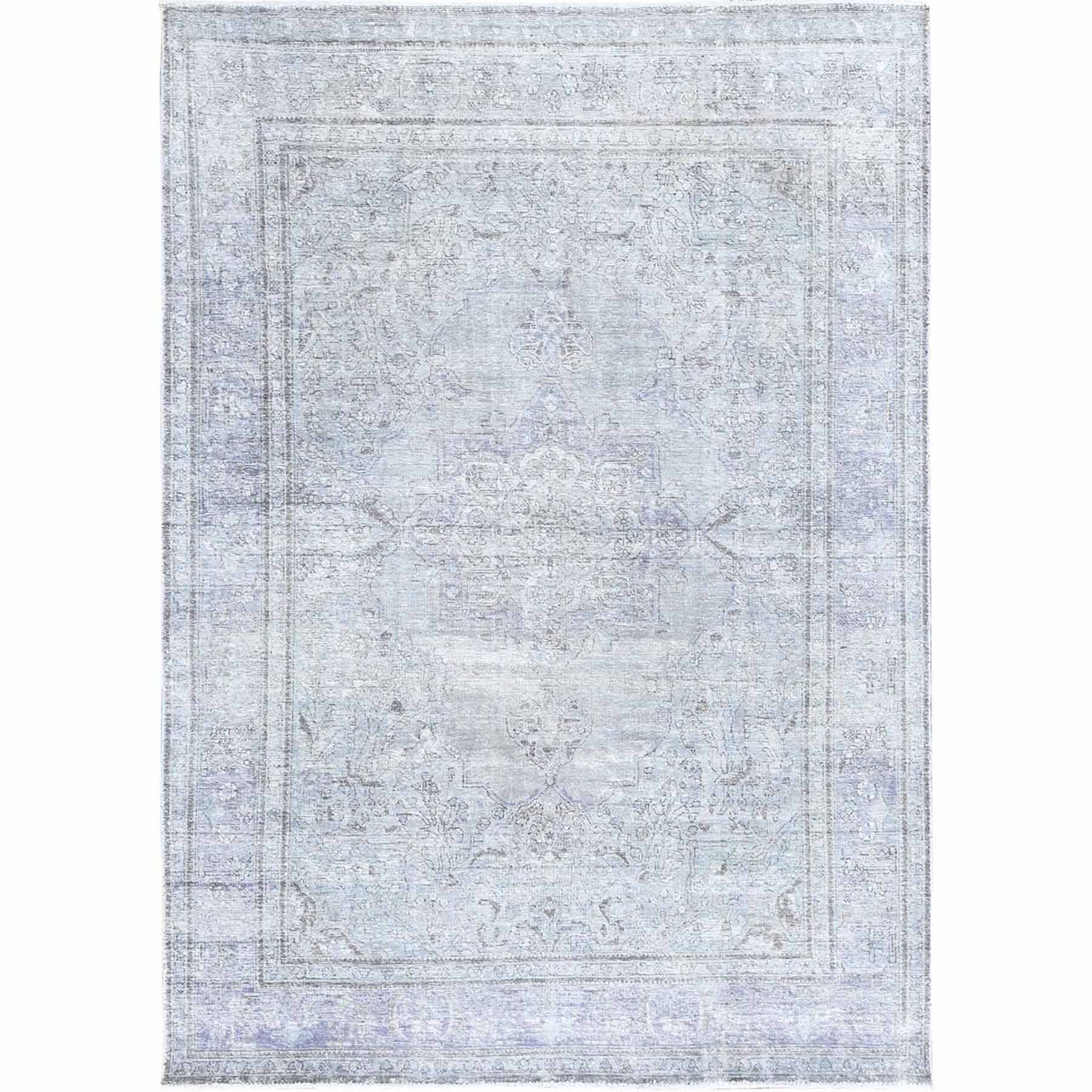Overdyed-Vintage-Hand-Knotted-Rug-426985