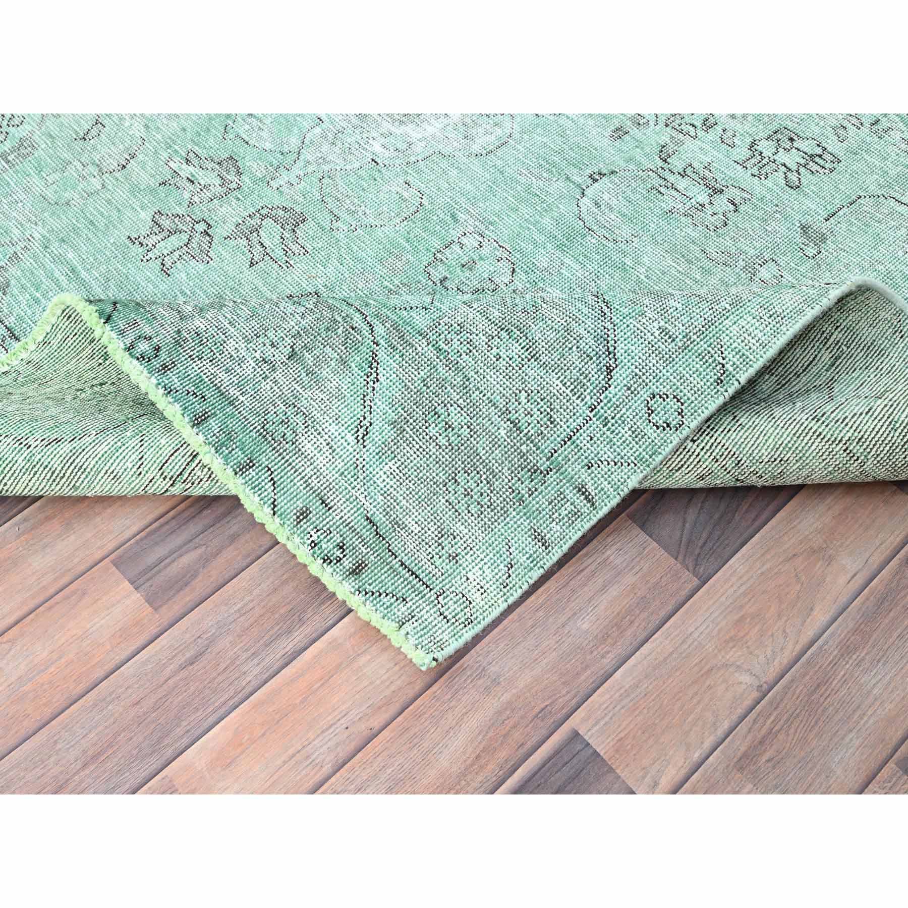 Overdyed-Vintage-Hand-Knotted-Rug-426990