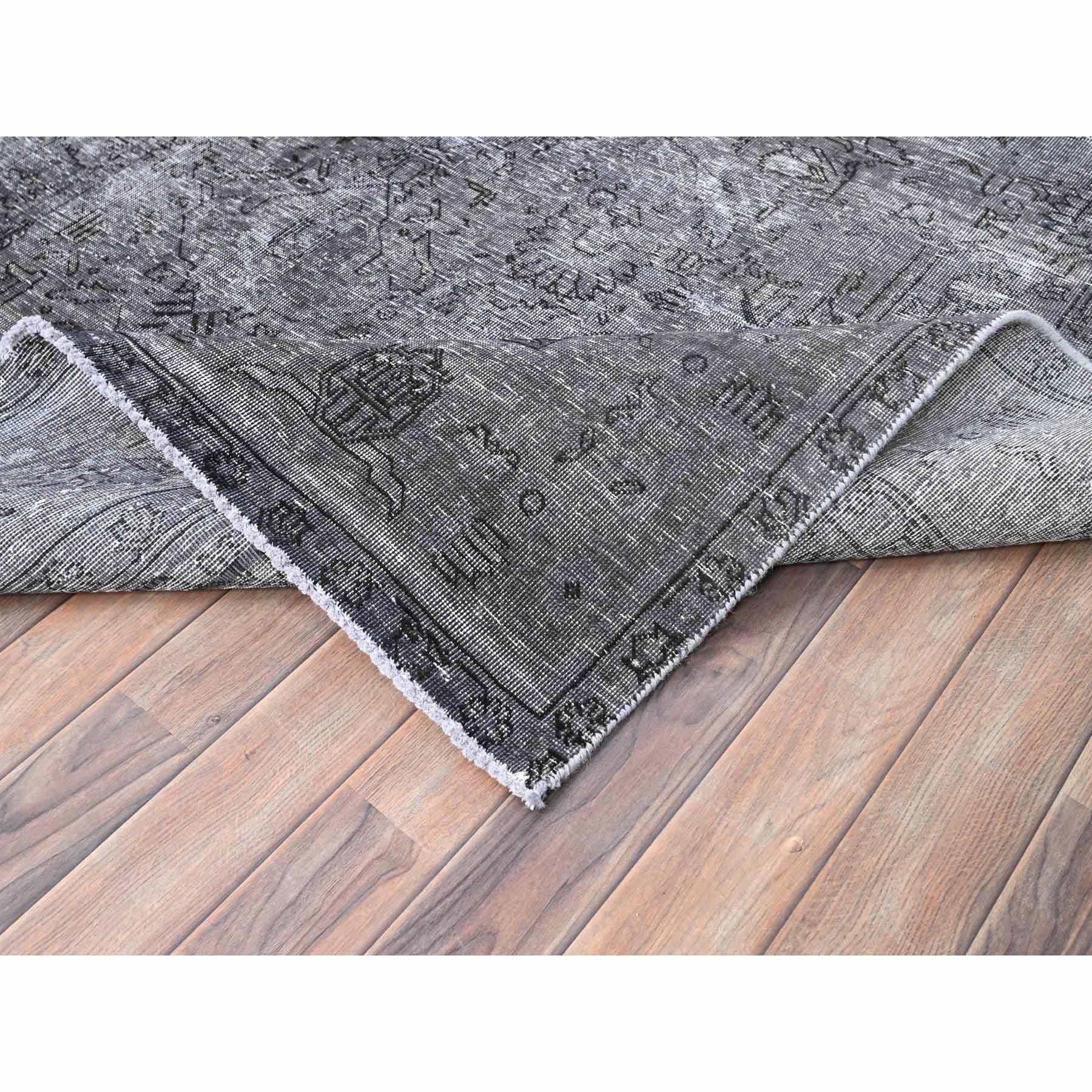 Overdyed-Vintage-Hand-Knotted-Rug-426995