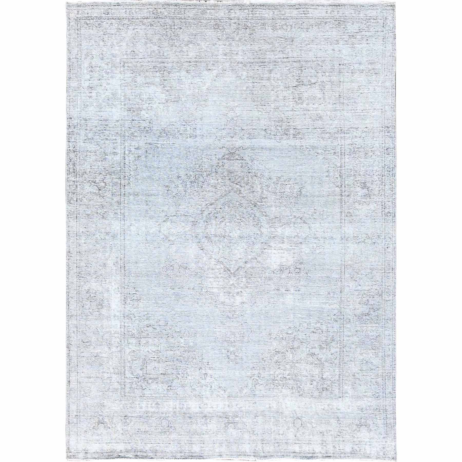 Overdyed-Vintage-Hand-Knotted-Rug-427010