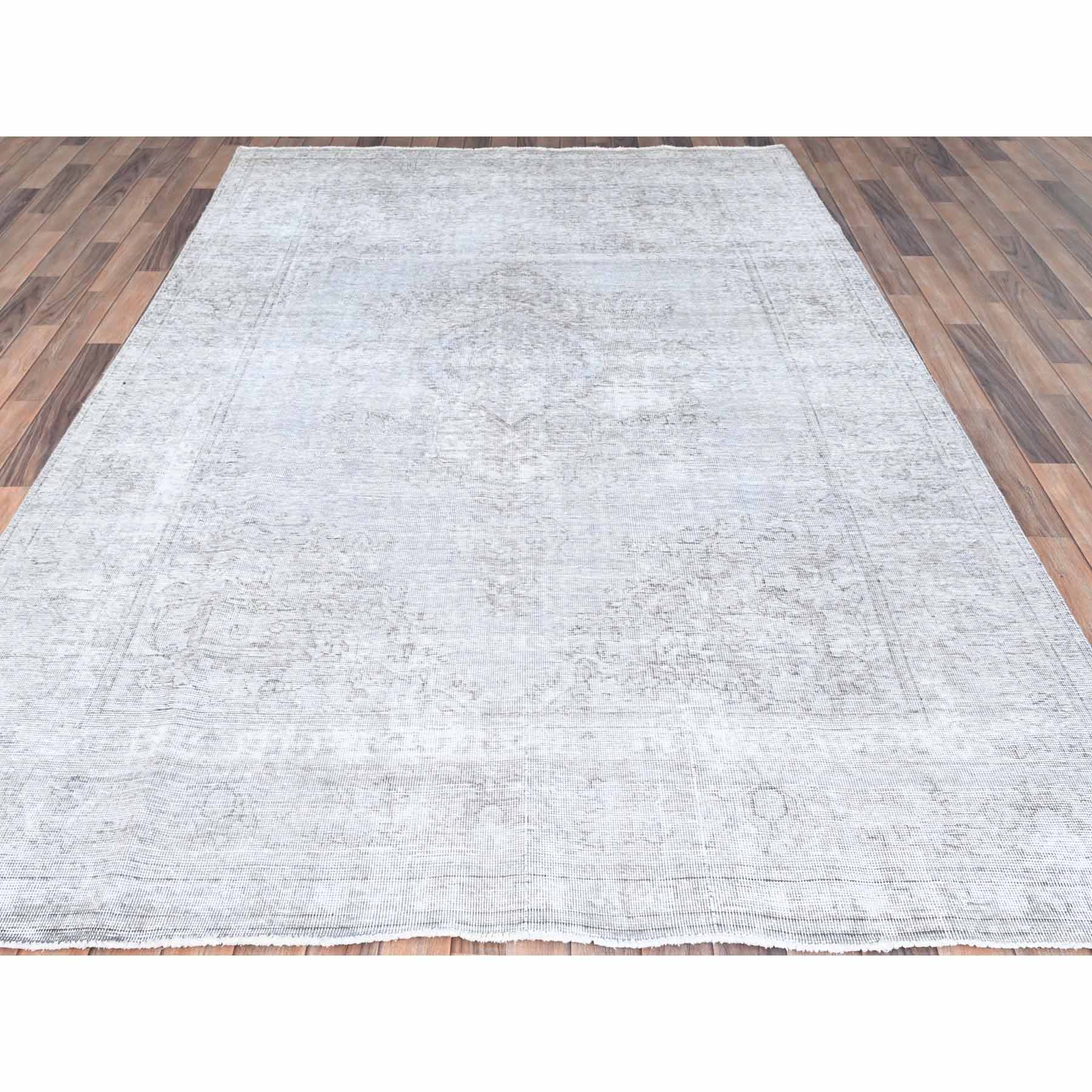 Overdyed-Vintage-Hand-Knotted-Rug-427010