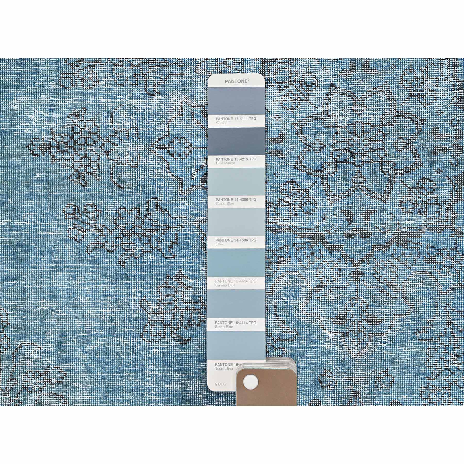 Overdyed-Vintage-Hand-Knotted-Rug-427025