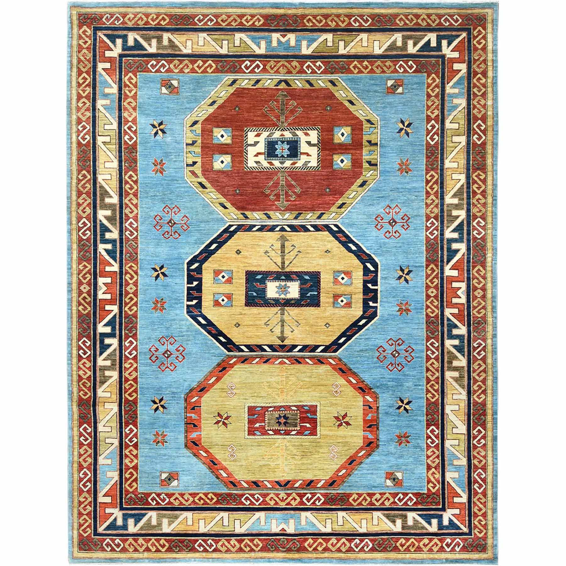 Tribal-Geometric-Hand-Knotted-Rug-425160