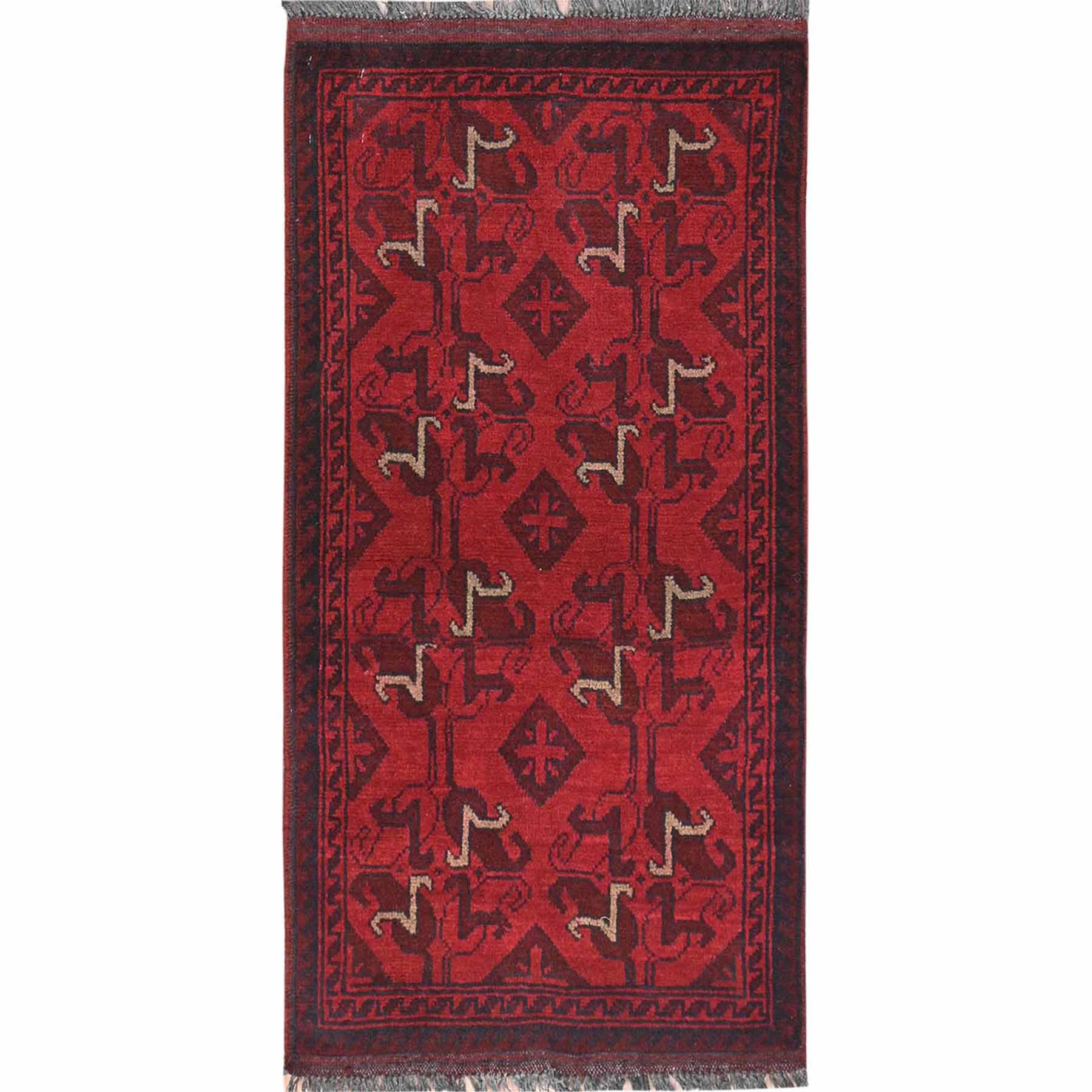 Tribal-Geometric-Hand-Knotted-Rug-425745