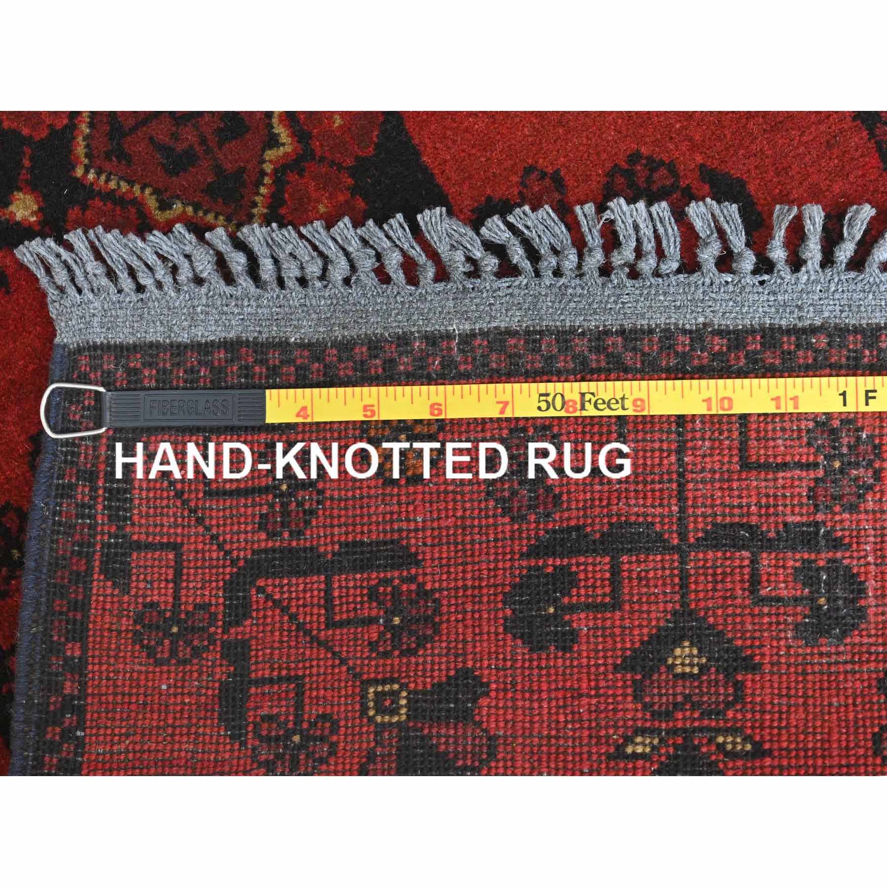 Tribal-Geometric-Hand-Knotted-Rug-425905
