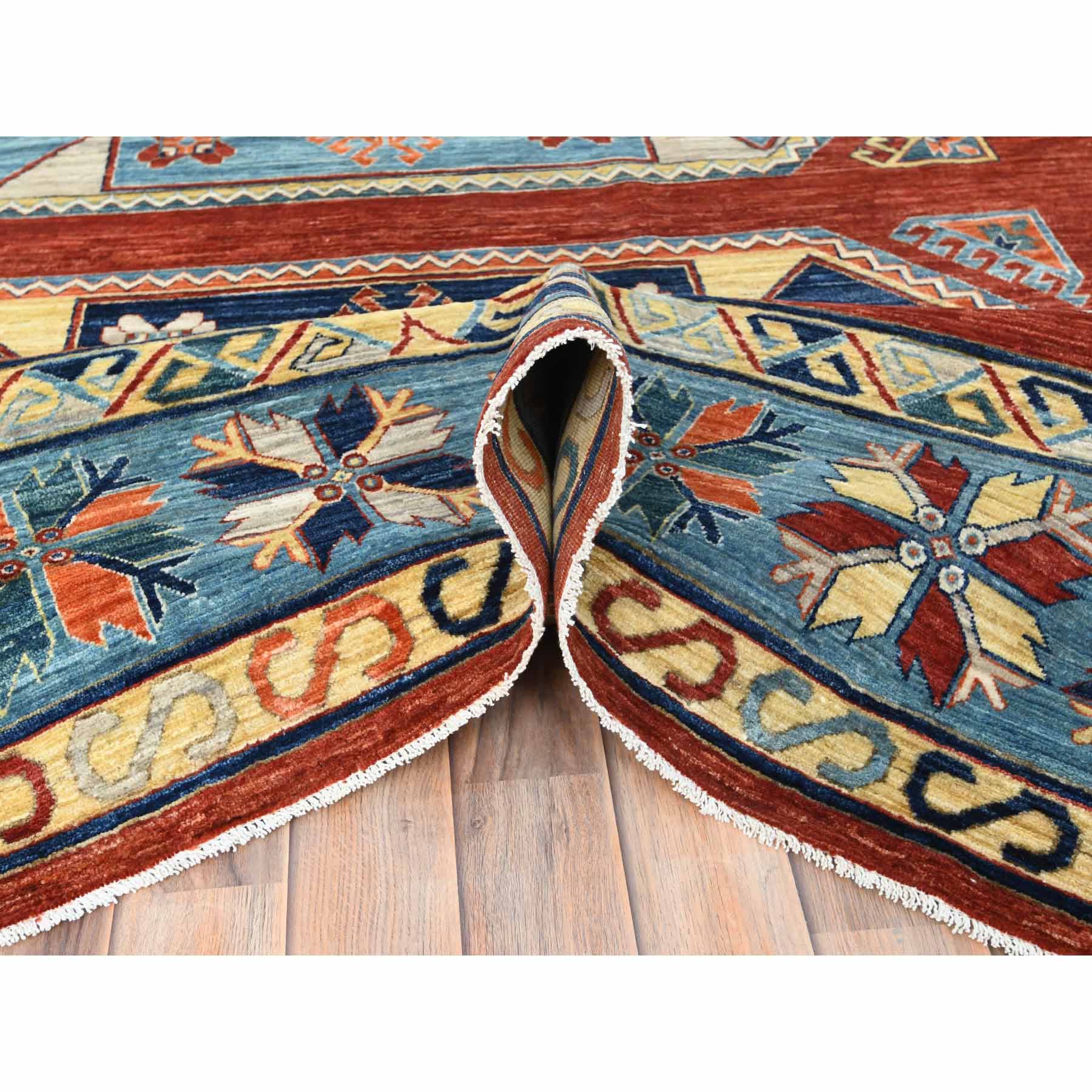 Tribal-Geometric-Hand-Knotted-Rug-426495