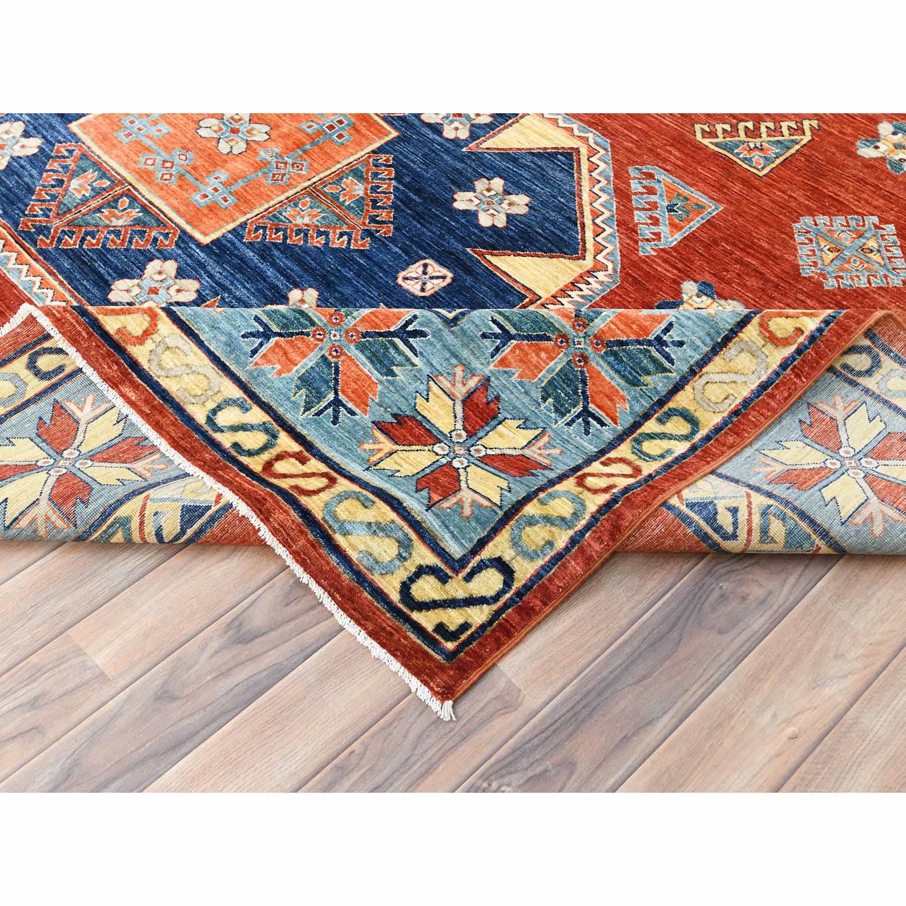 Tribal-Geometric-Hand-Knotted-Rug-426495