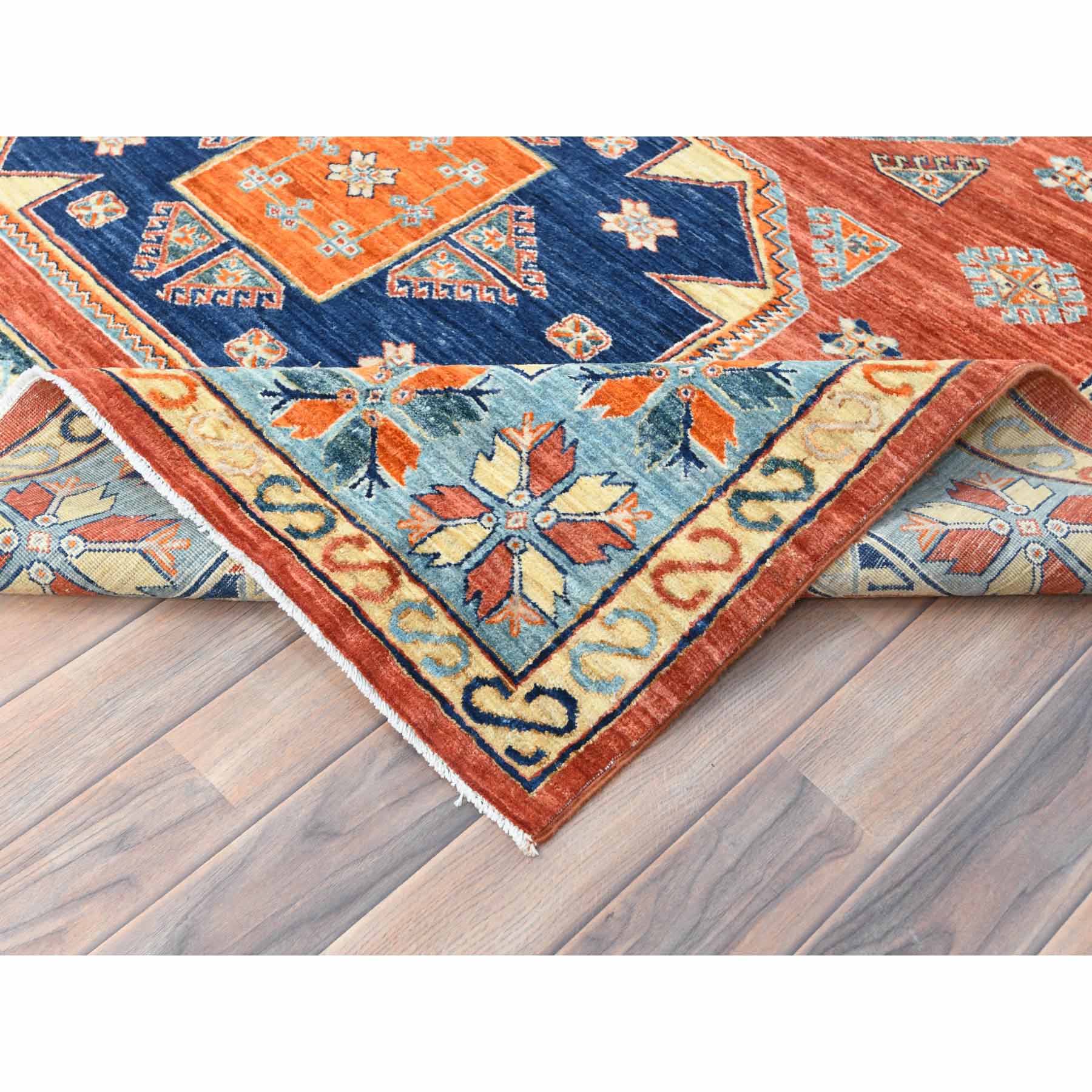 Tribal-Geometric-Hand-Knotted-Rug-426505