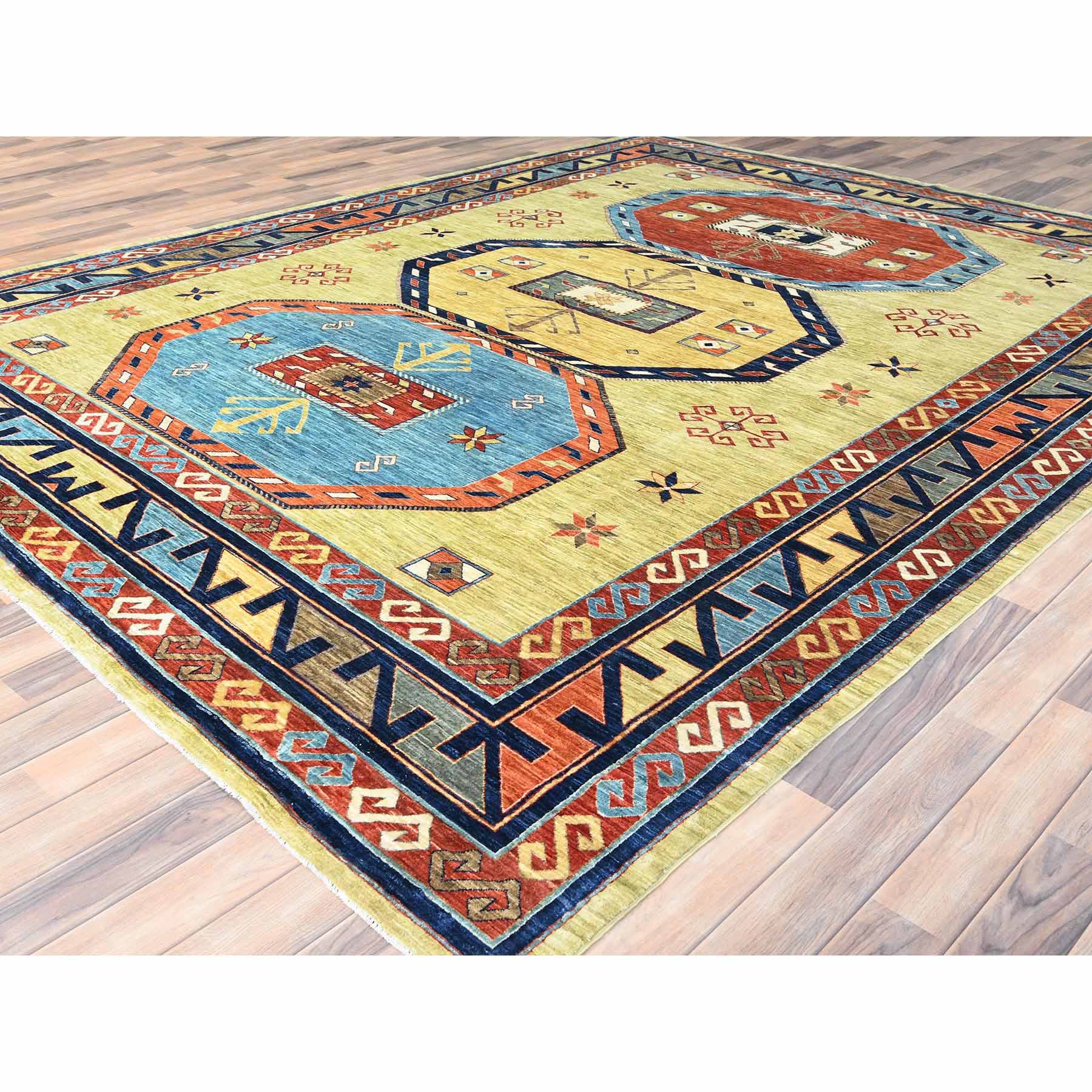 Tribal-Geometric-Hand-Knotted-Rug-426545