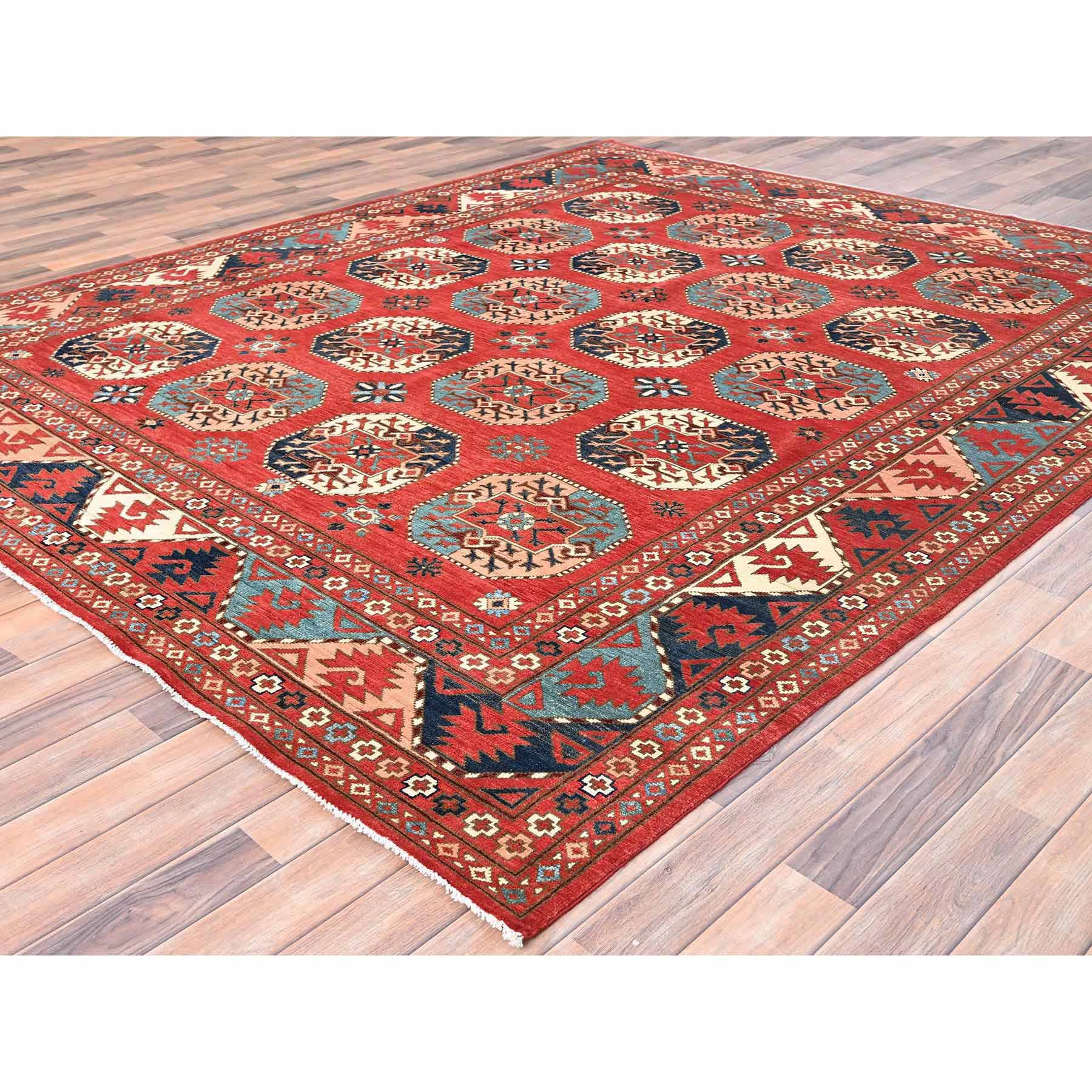Tribal-Geometric-Hand-Knotted-Rug-427080