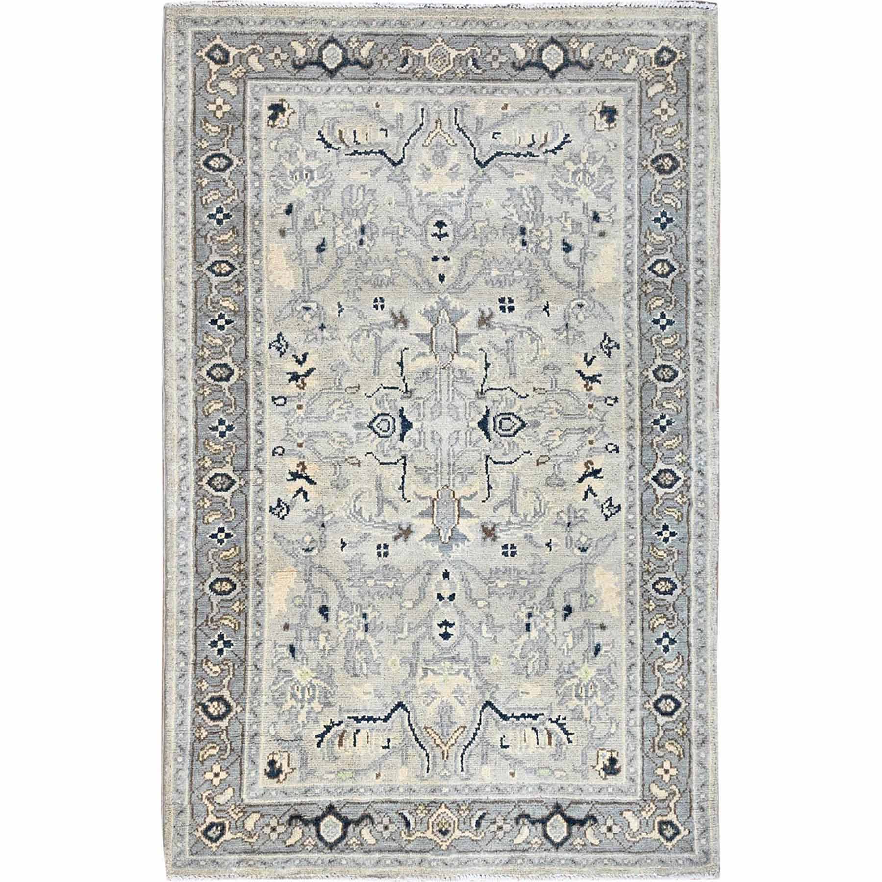 Heriz-Hand-Knotted-Rug-427550