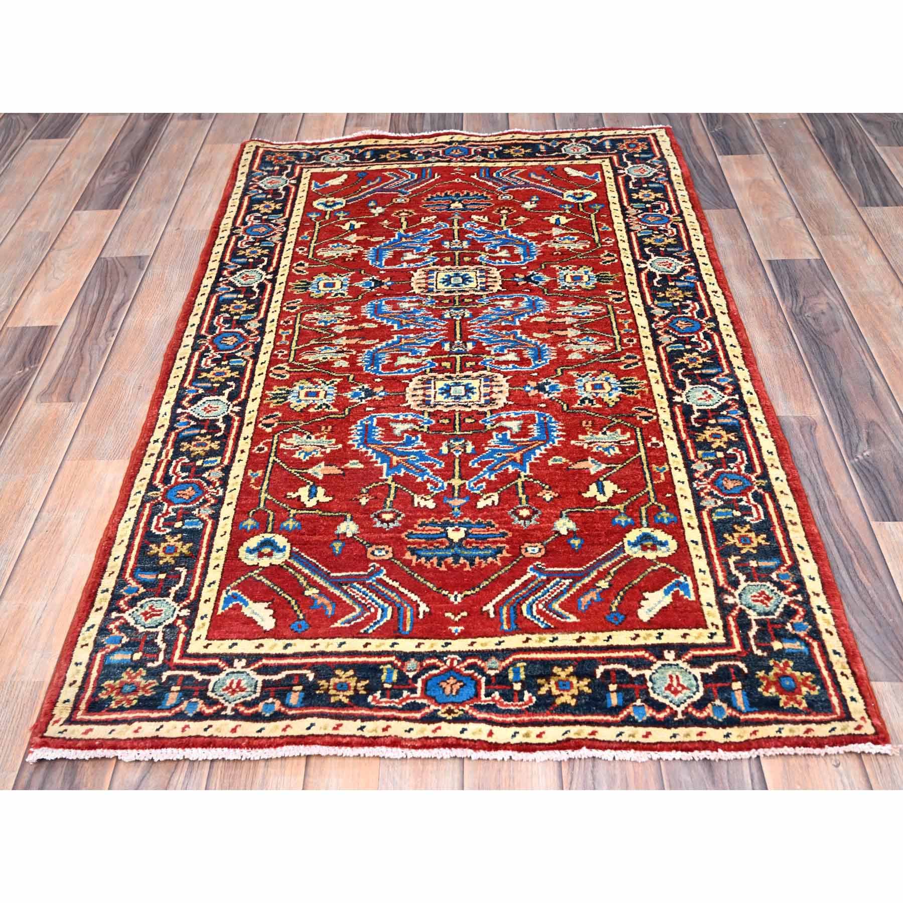 Heriz-Hand-Knotted-Rug-427555
