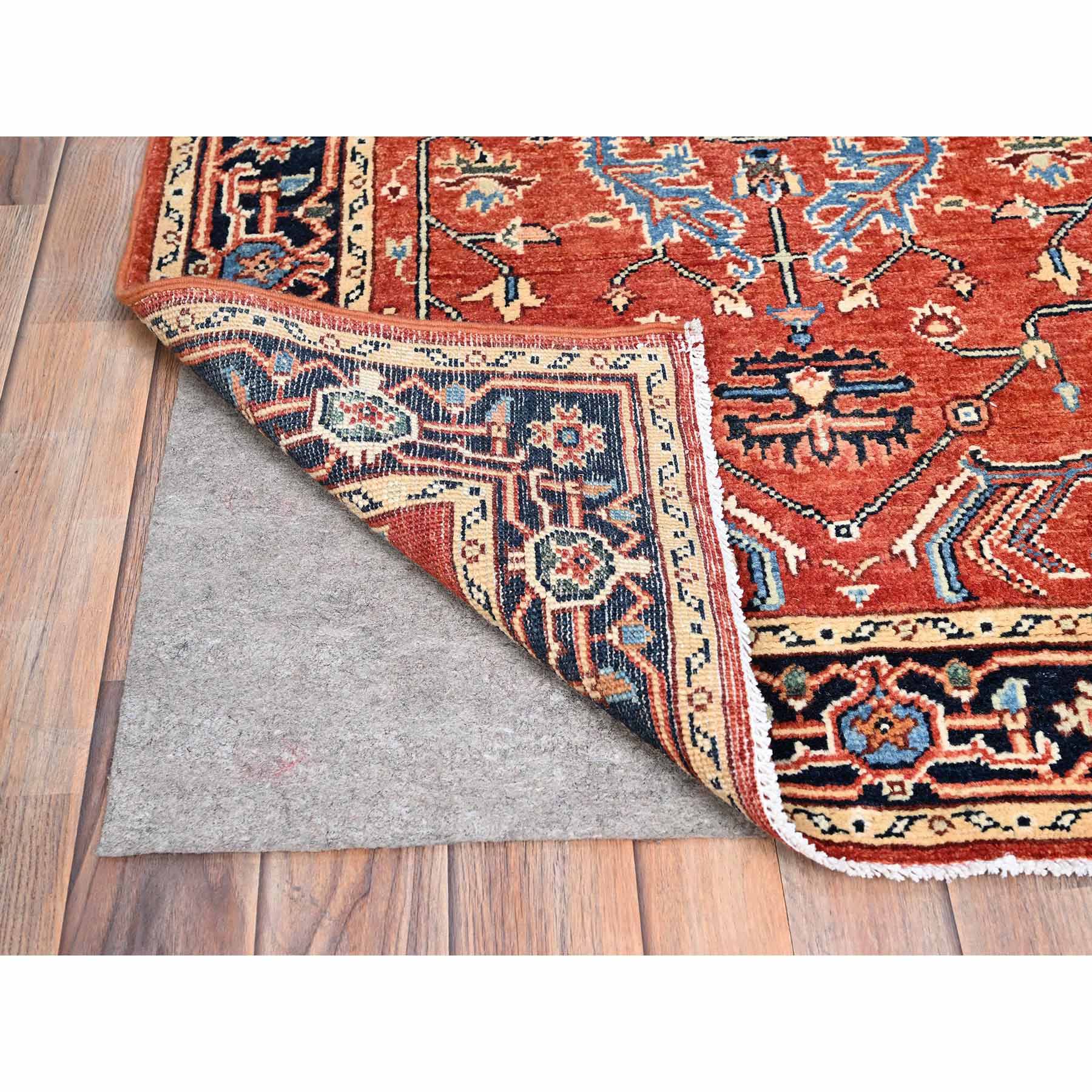 2'6x4'4 Red Ersari Area Rug 3x4 Afghan Hand Knotted Veg Dyes Wool