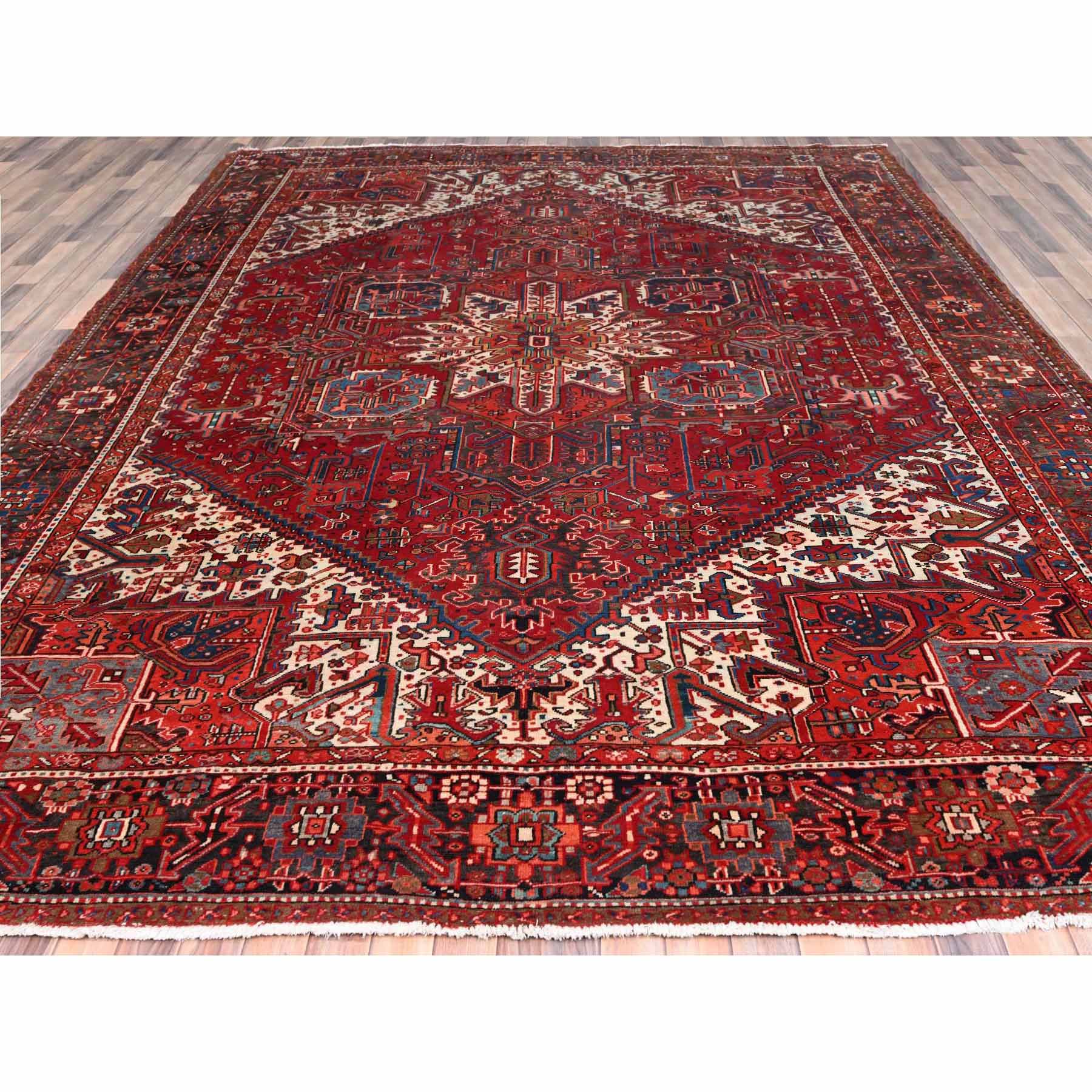 Heriz-Hand-Knotted-Rug-427810