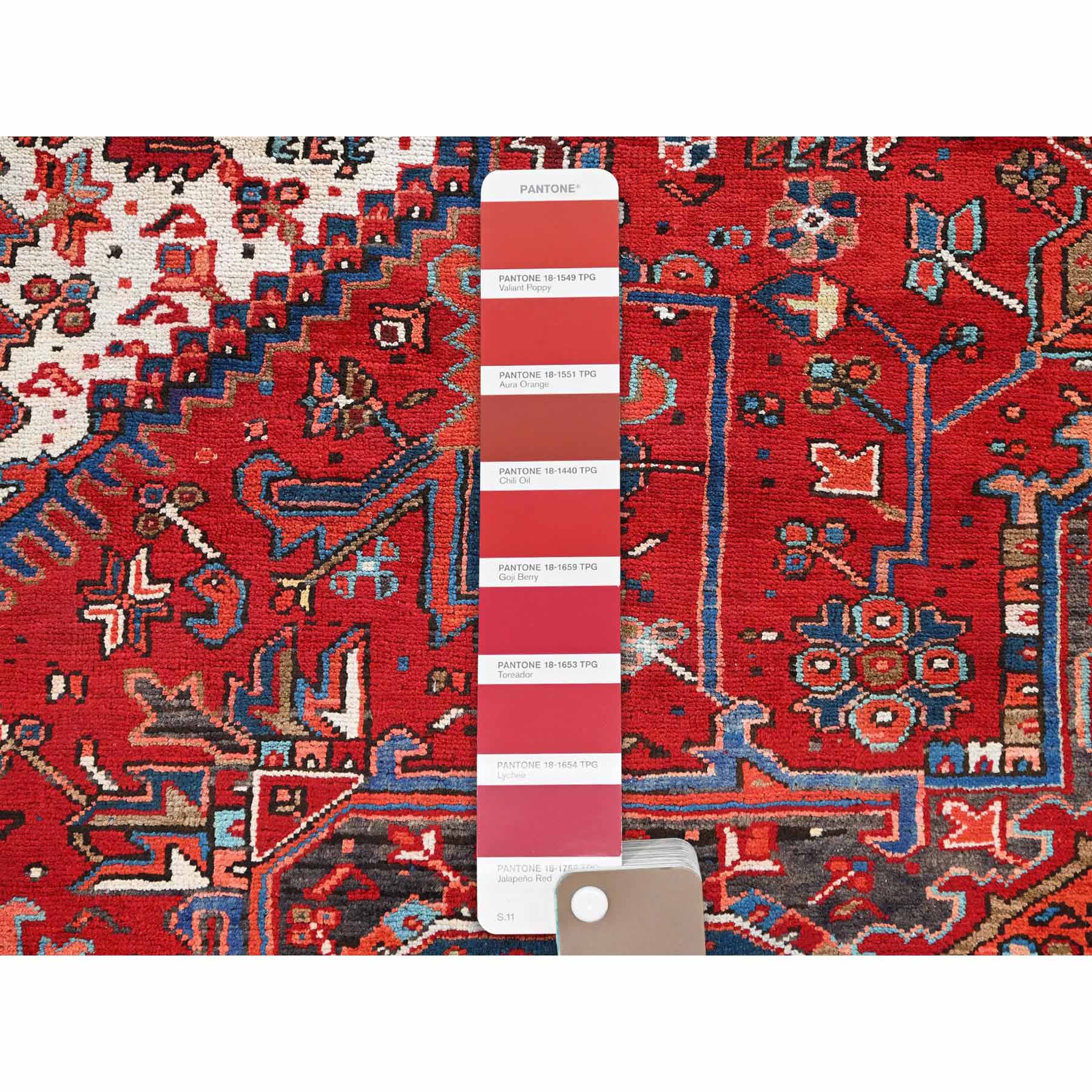 Heriz-Hand-Knotted-Rug-427810