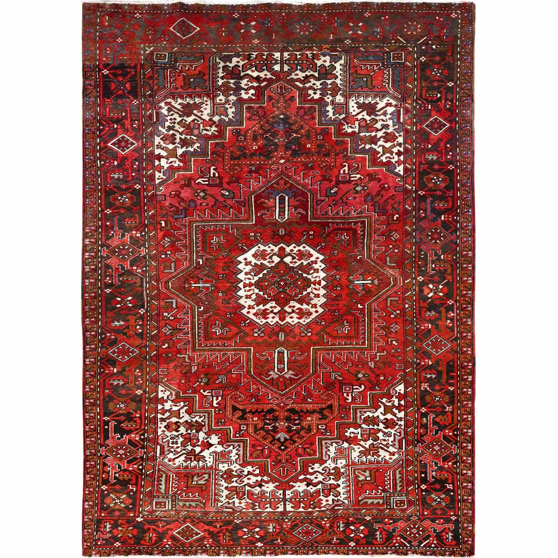 Heriz-Hand-Knotted-Rug-427850