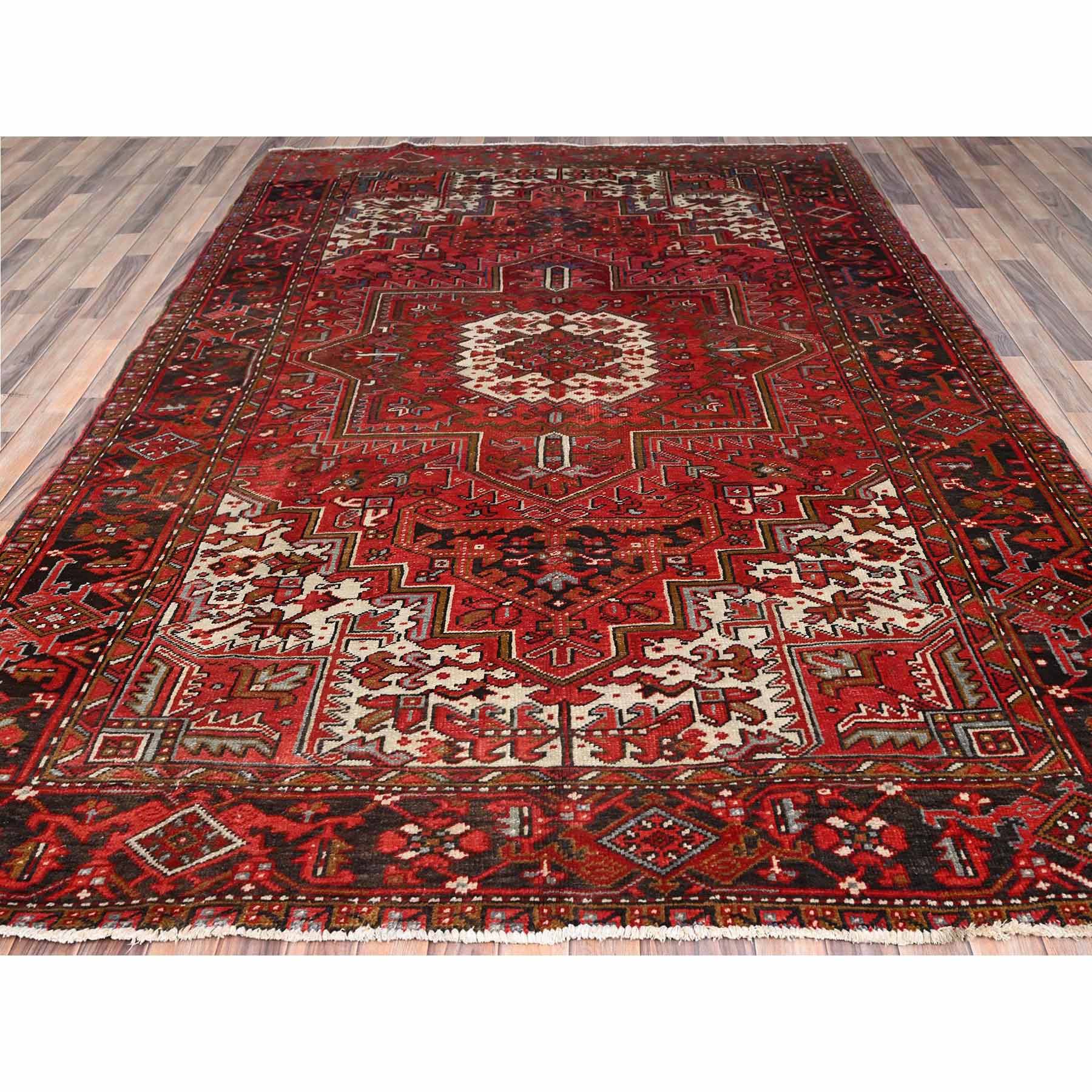 Heriz-Hand-Knotted-Rug-427850