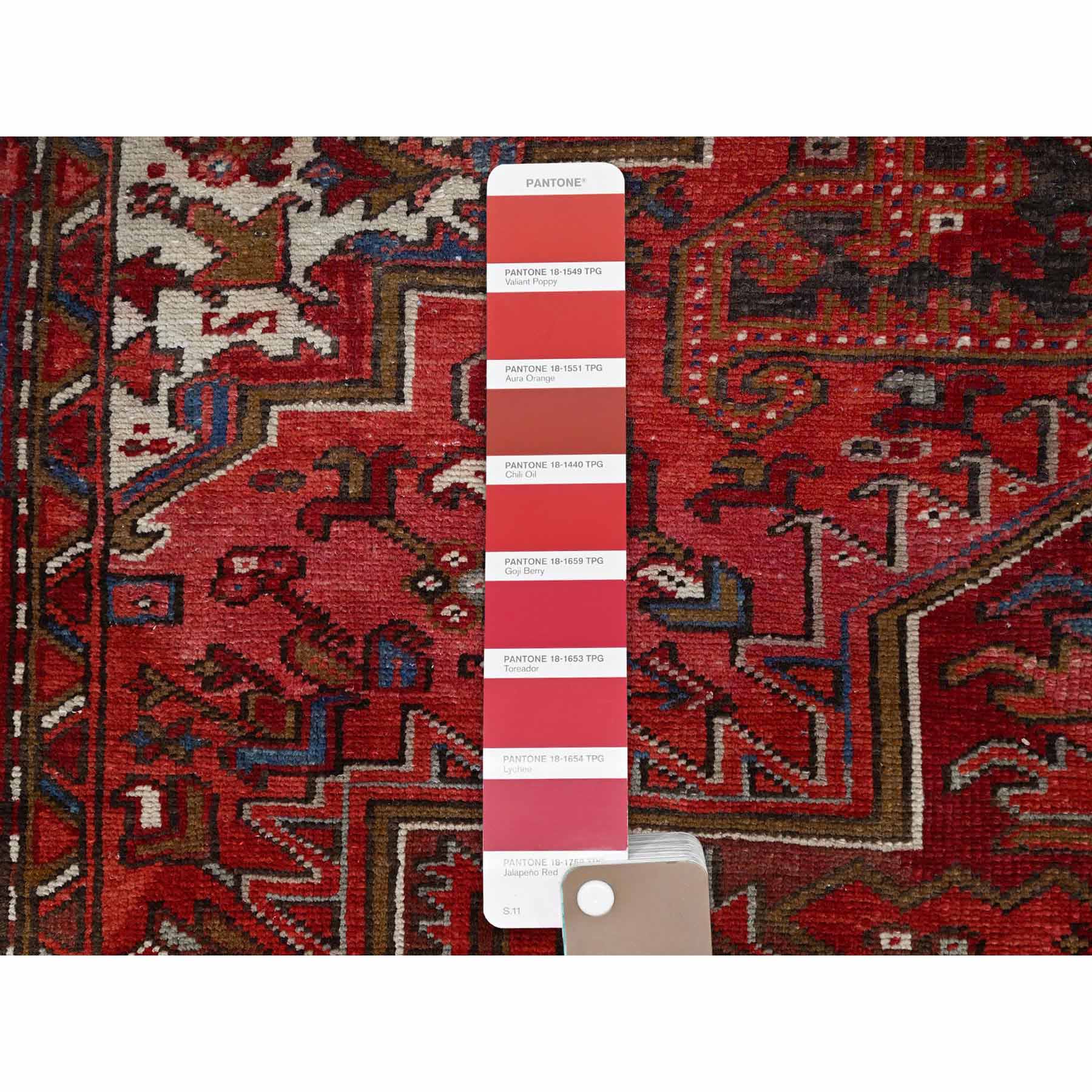Heriz-Hand-Knotted-Rug-427850