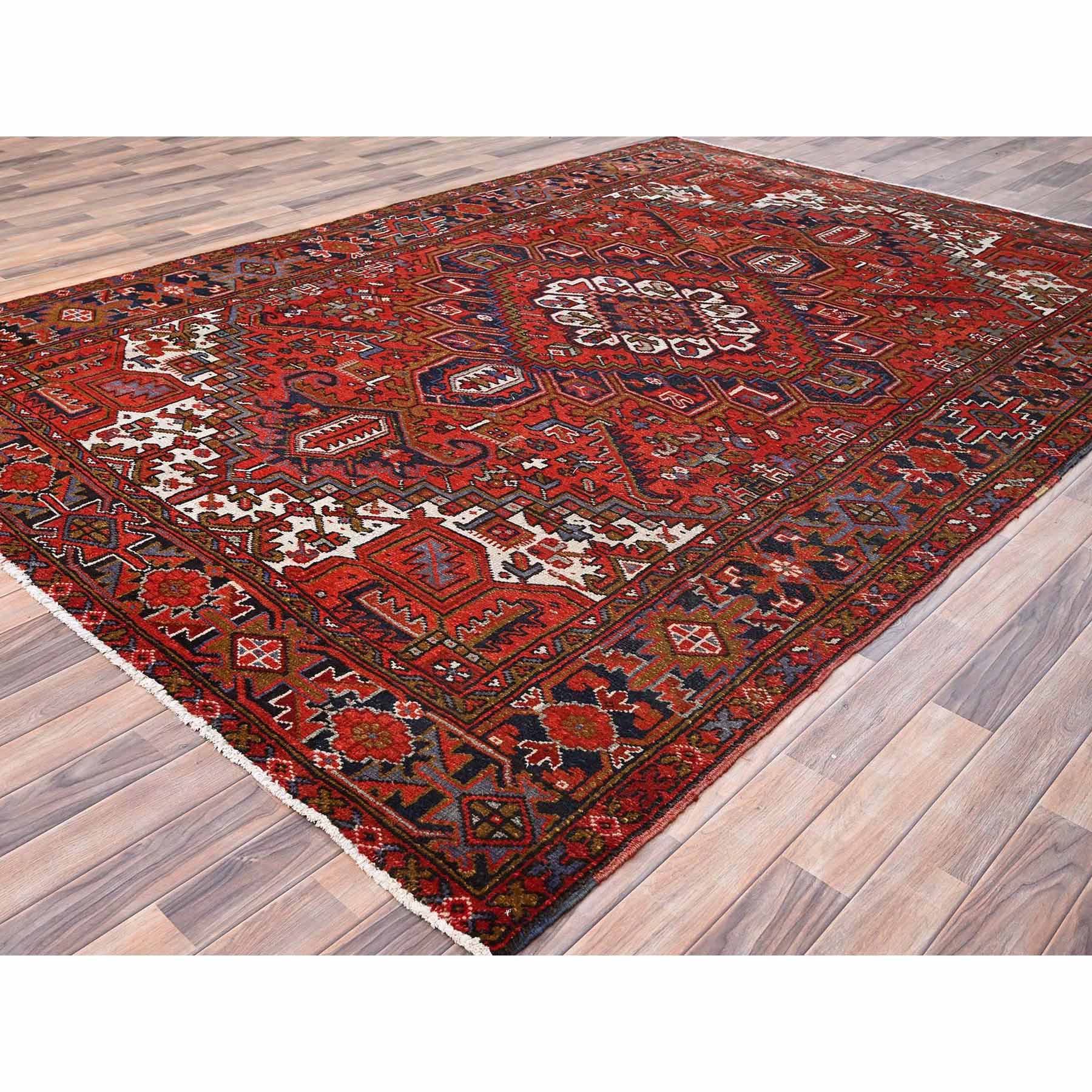 Heriz-Hand-Knotted-Rug-427885
