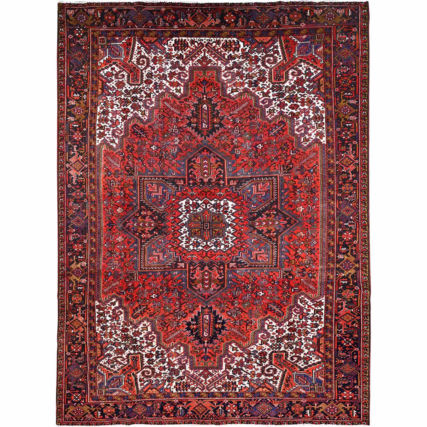 Heriz-Hand-Knotted-Rug-427890