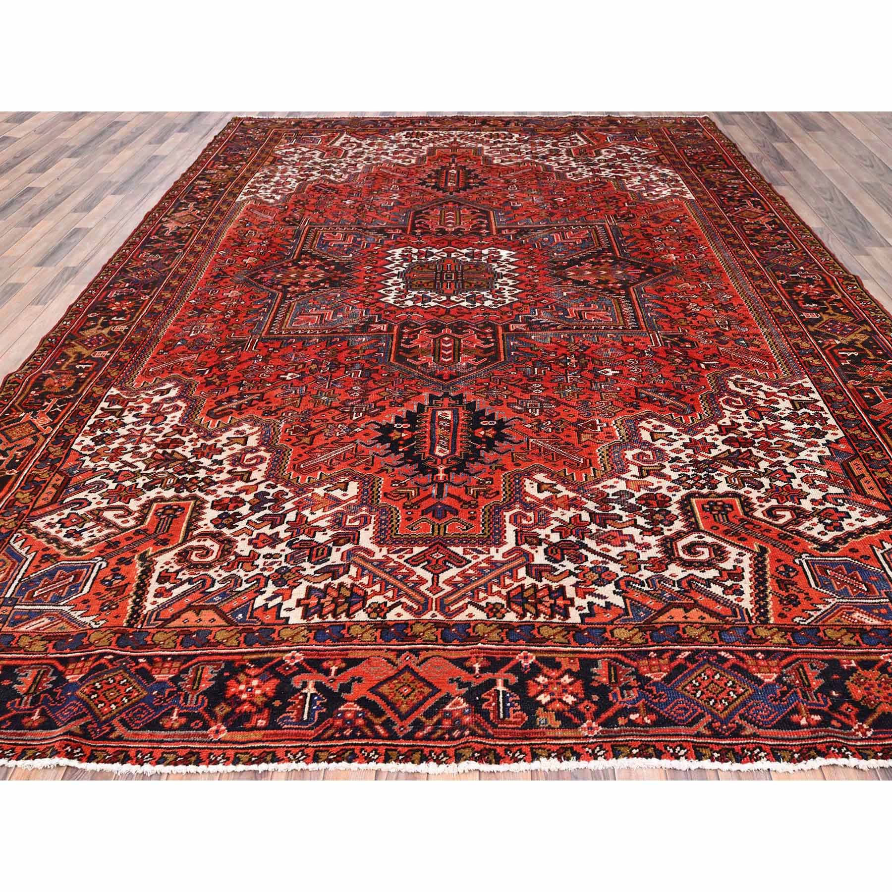 Heriz-Hand-Knotted-Rug-427890