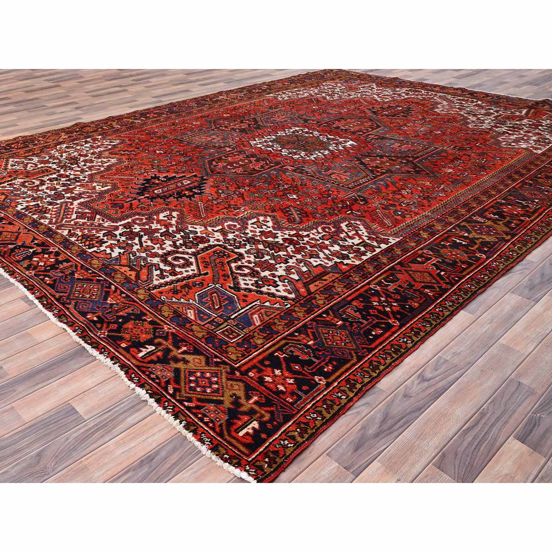 Heriz-Hand-Knotted-Rug-427890