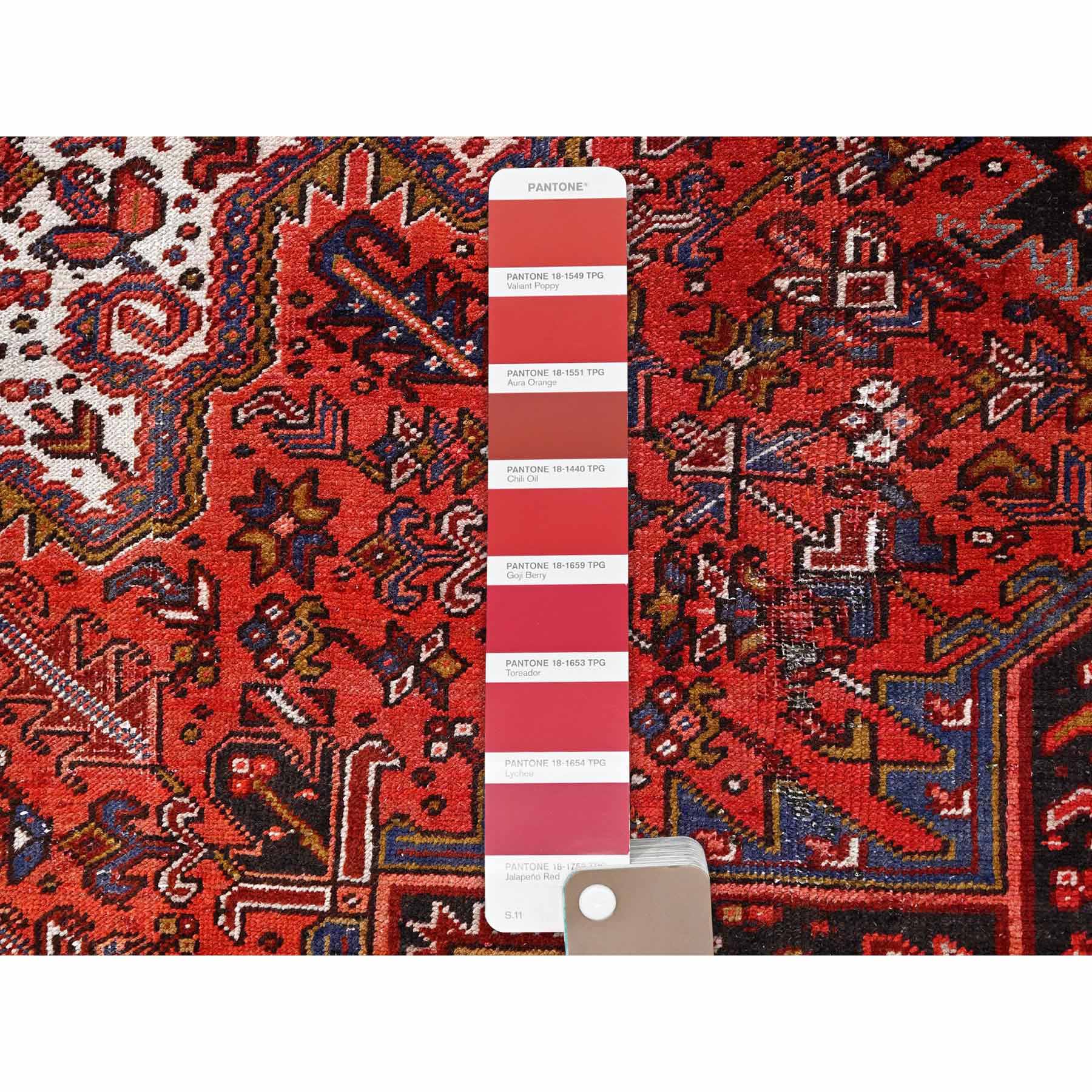 Heriz-Hand-Knotted-Rug-427890