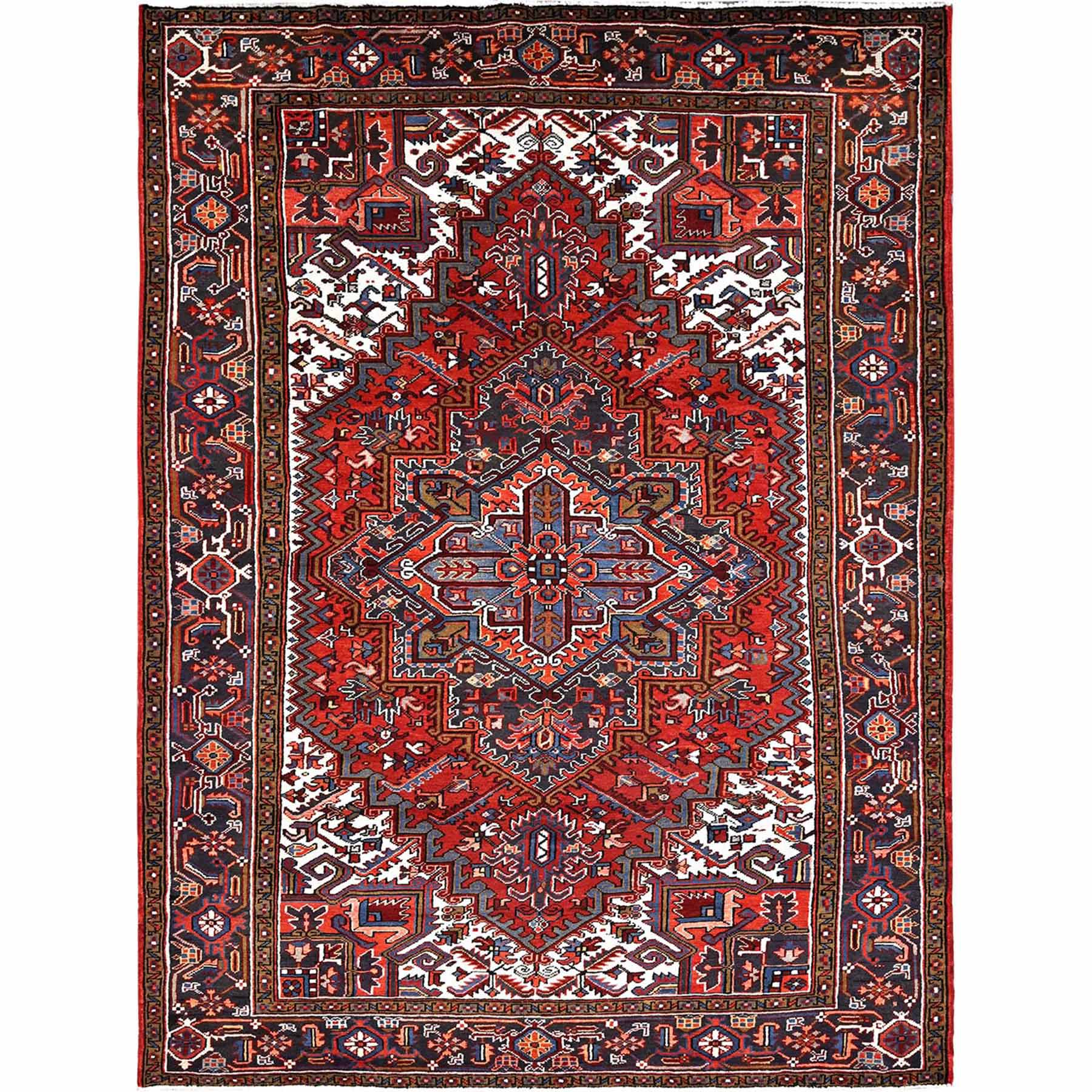 Heriz-Hand-Knotted-Rug-427905