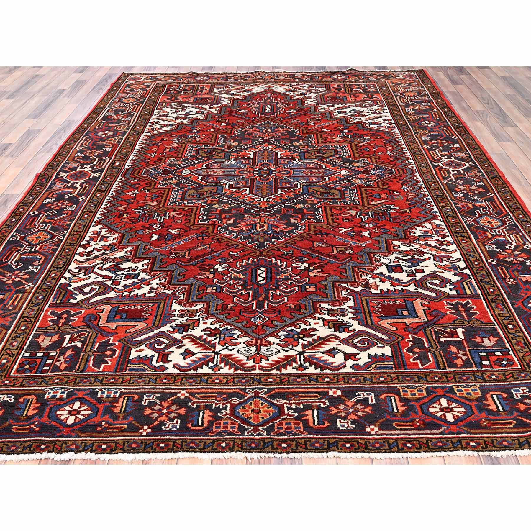 Heriz-Hand-Knotted-Rug-427905