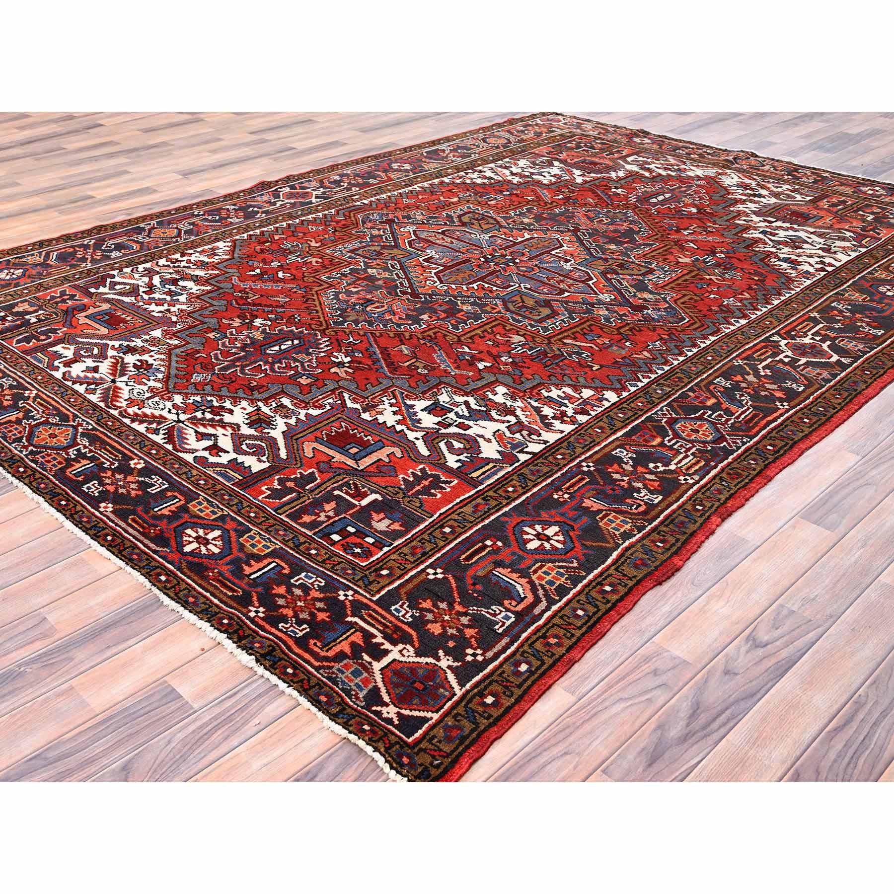 Heriz-Hand-Knotted-Rug-427905