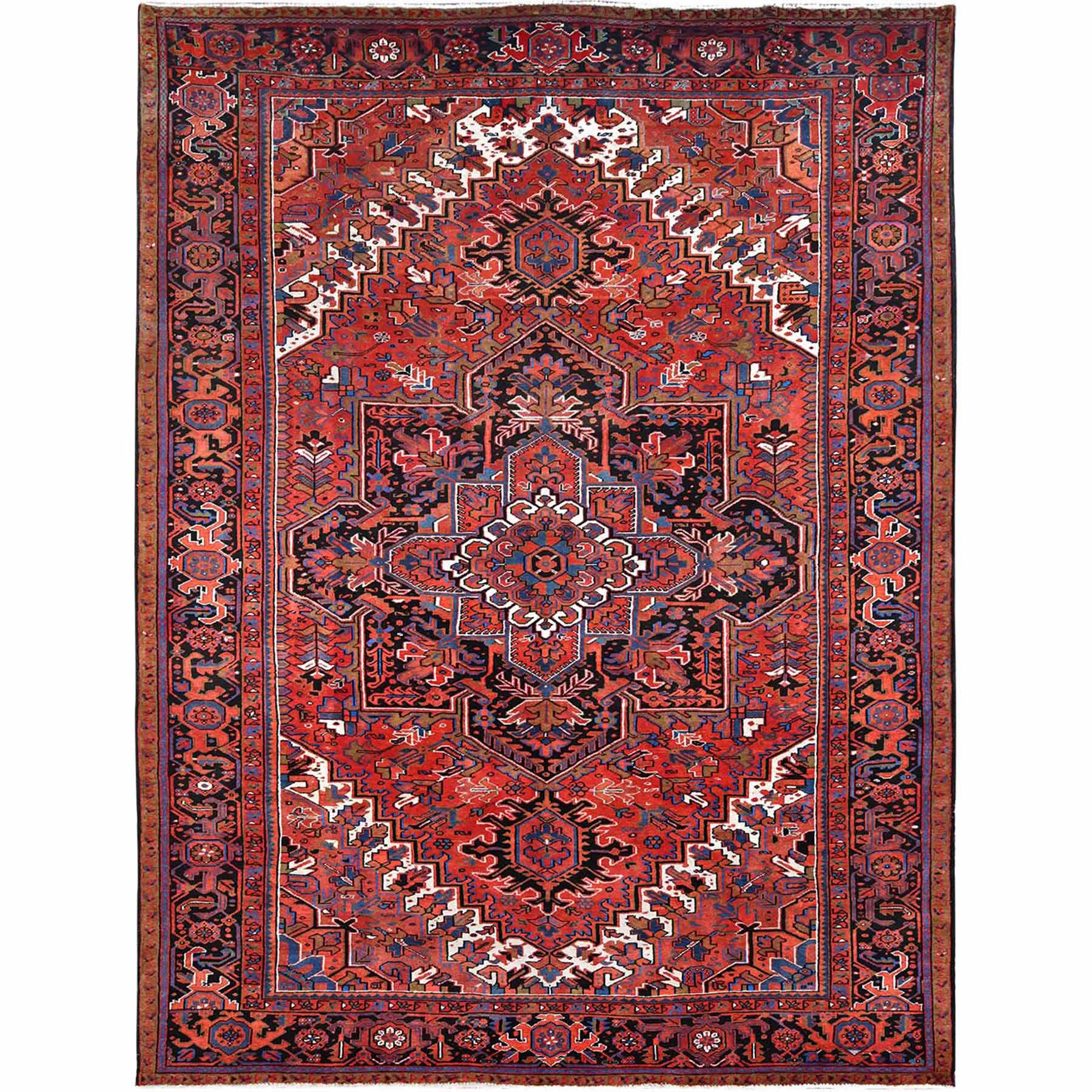 Heriz-Hand-Knotted-Rug-427920