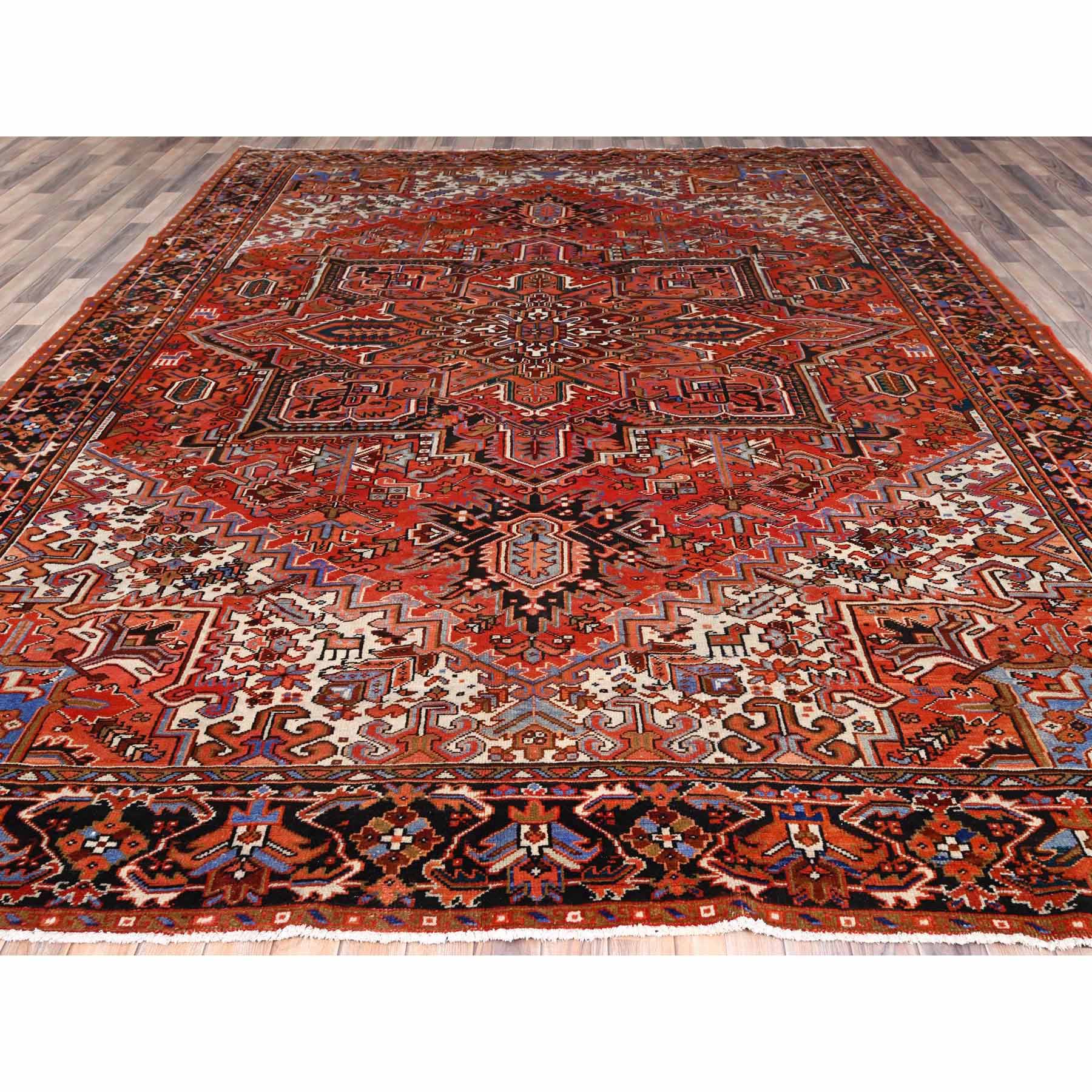 Heriz-Hand-Knotted-Rug-427945