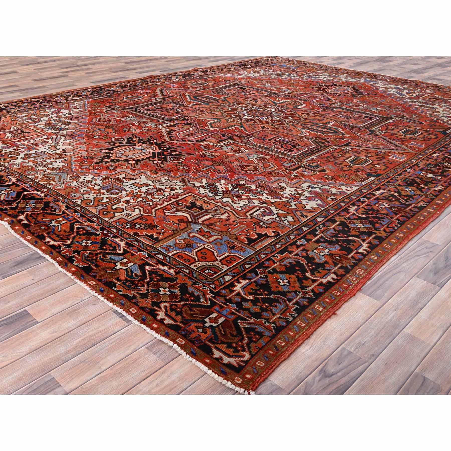 Heriz-Hand-Knotted-Rug-427945