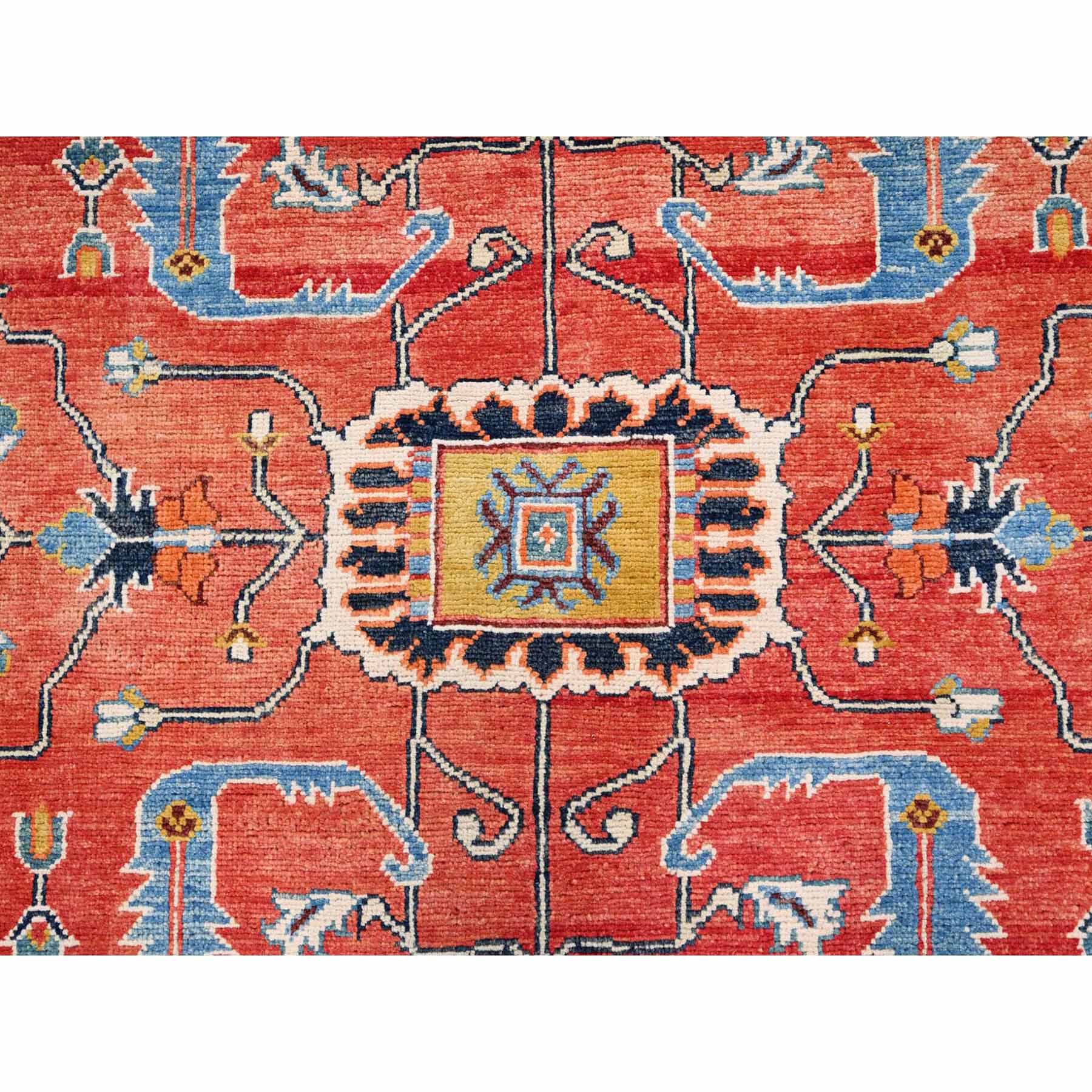 Heriz-Hand-Knotted-Rug-428020